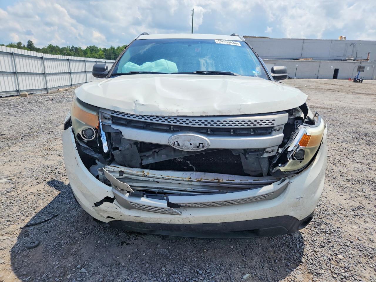 2011 Ford Explorer Белый vin: 1FMHK7B86BGA14225