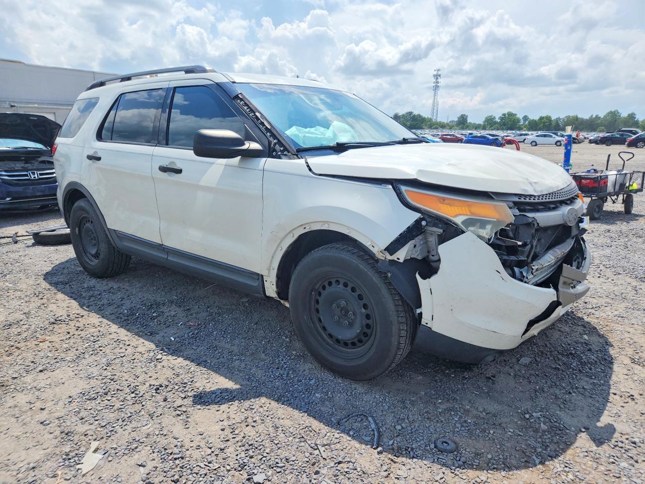 2011 Ford Explorer Белый vin: 1FMHK7B86BGA14225