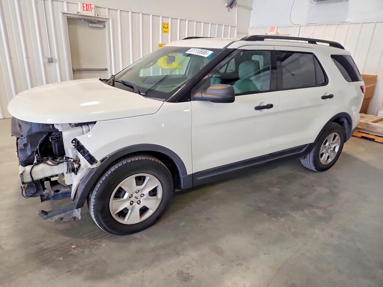 2011 Ford Explorer White vin: 1FMHK7B89BGA67727