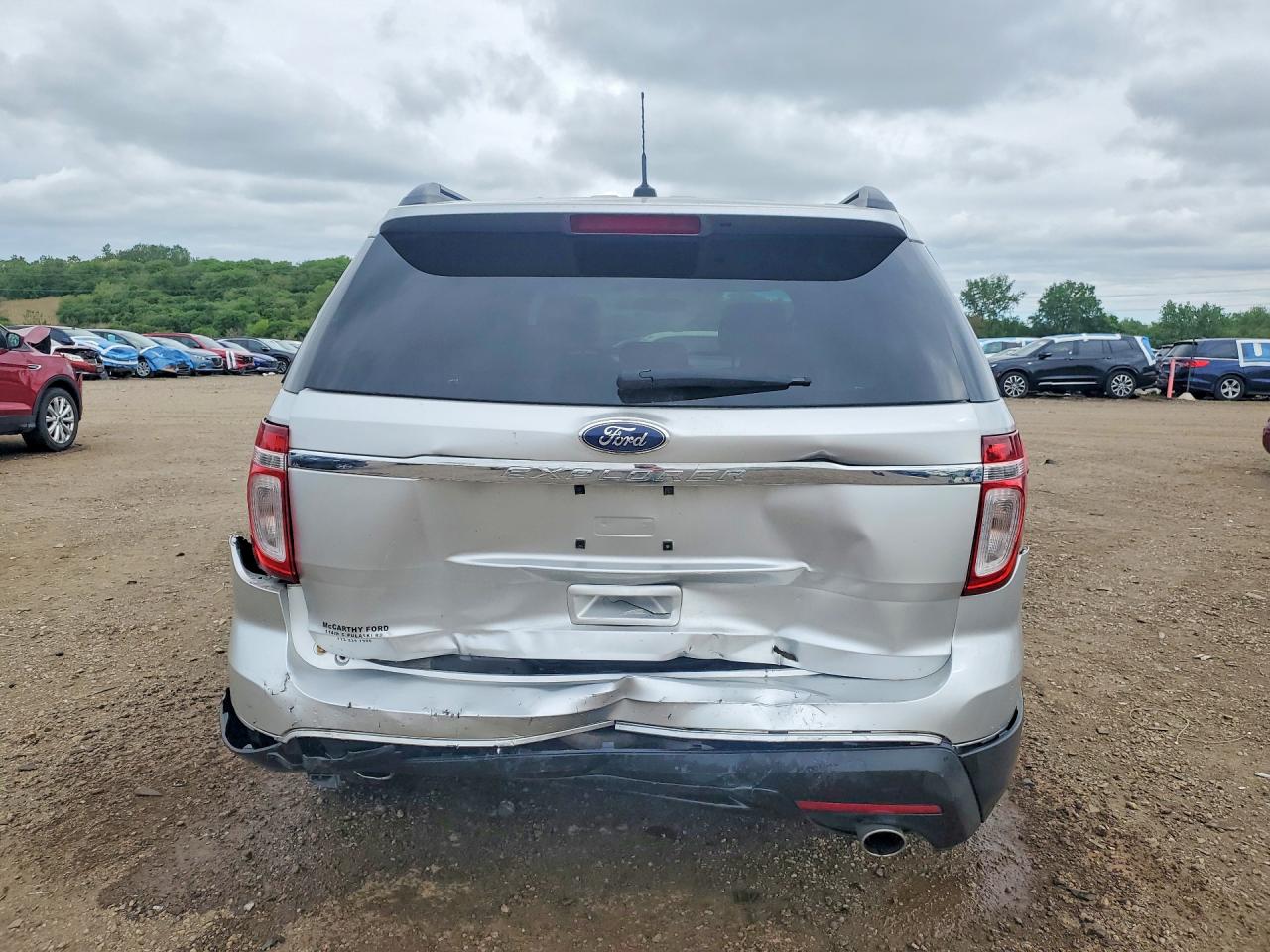 2012 Ford Explorer Silver vin: 1FMHK7B89CGA67132
