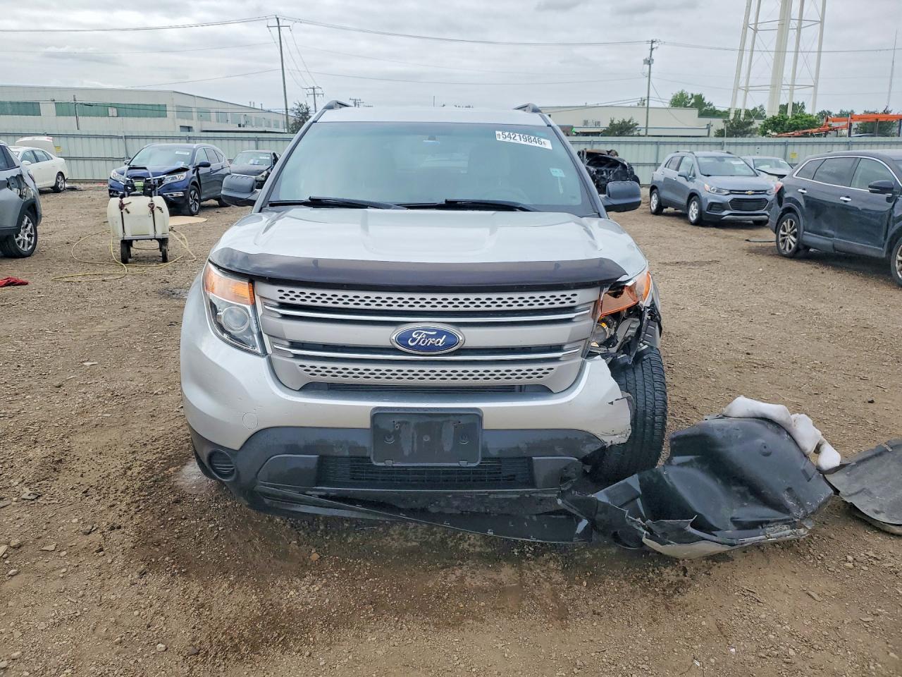 2012 Ford Explorer Silver vin: 1FMHK7B89CGA67132