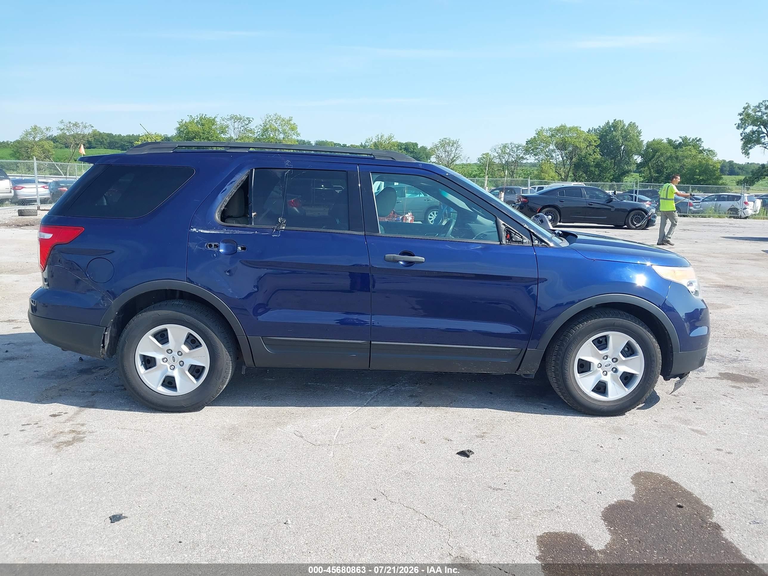 2011 Ford Explorer   Синий vin: 1FMHK7B8XBGA28256