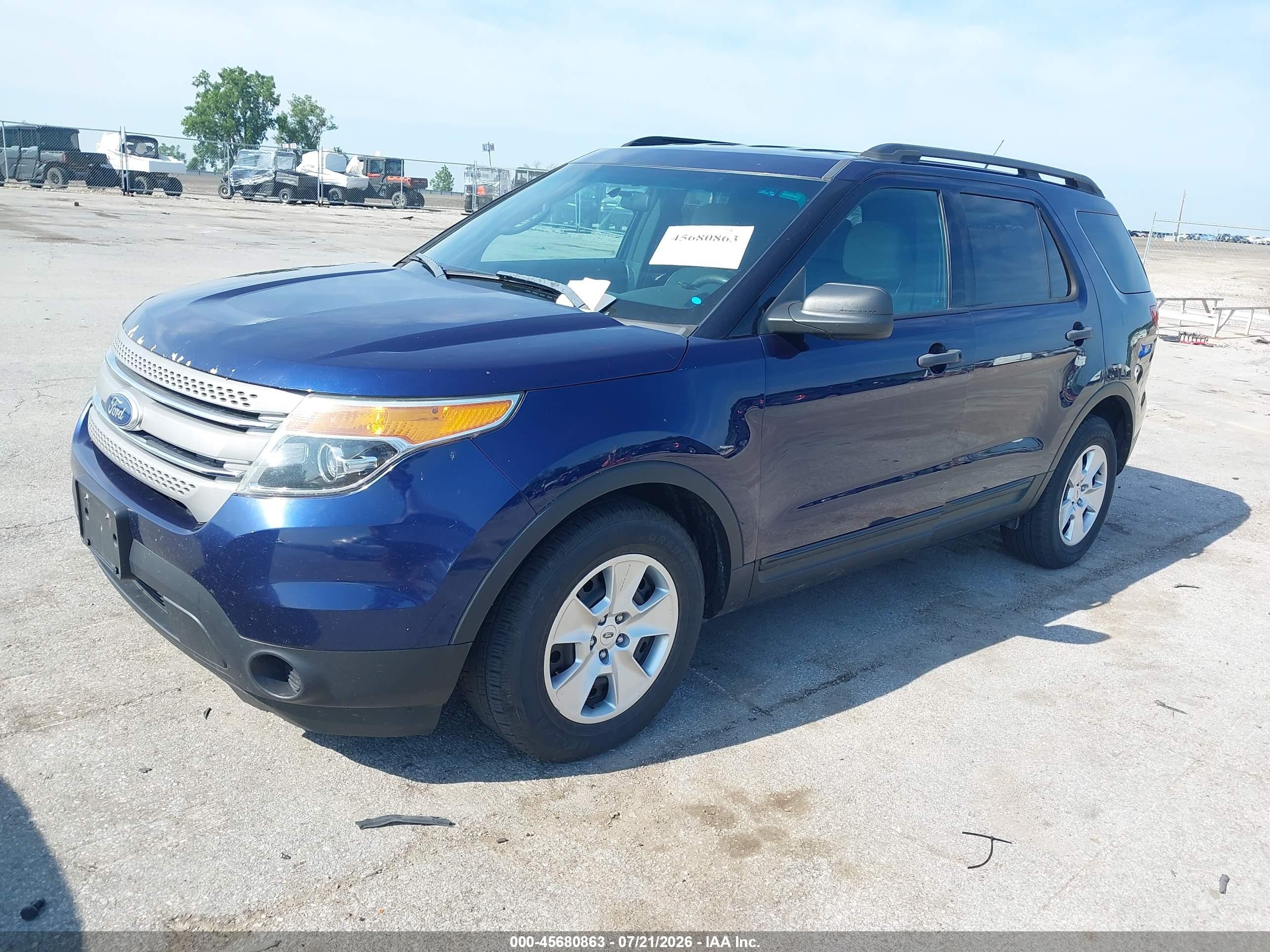 2011 Ford Explorer   Синий vin: 1FMHK7B8XBGA28256