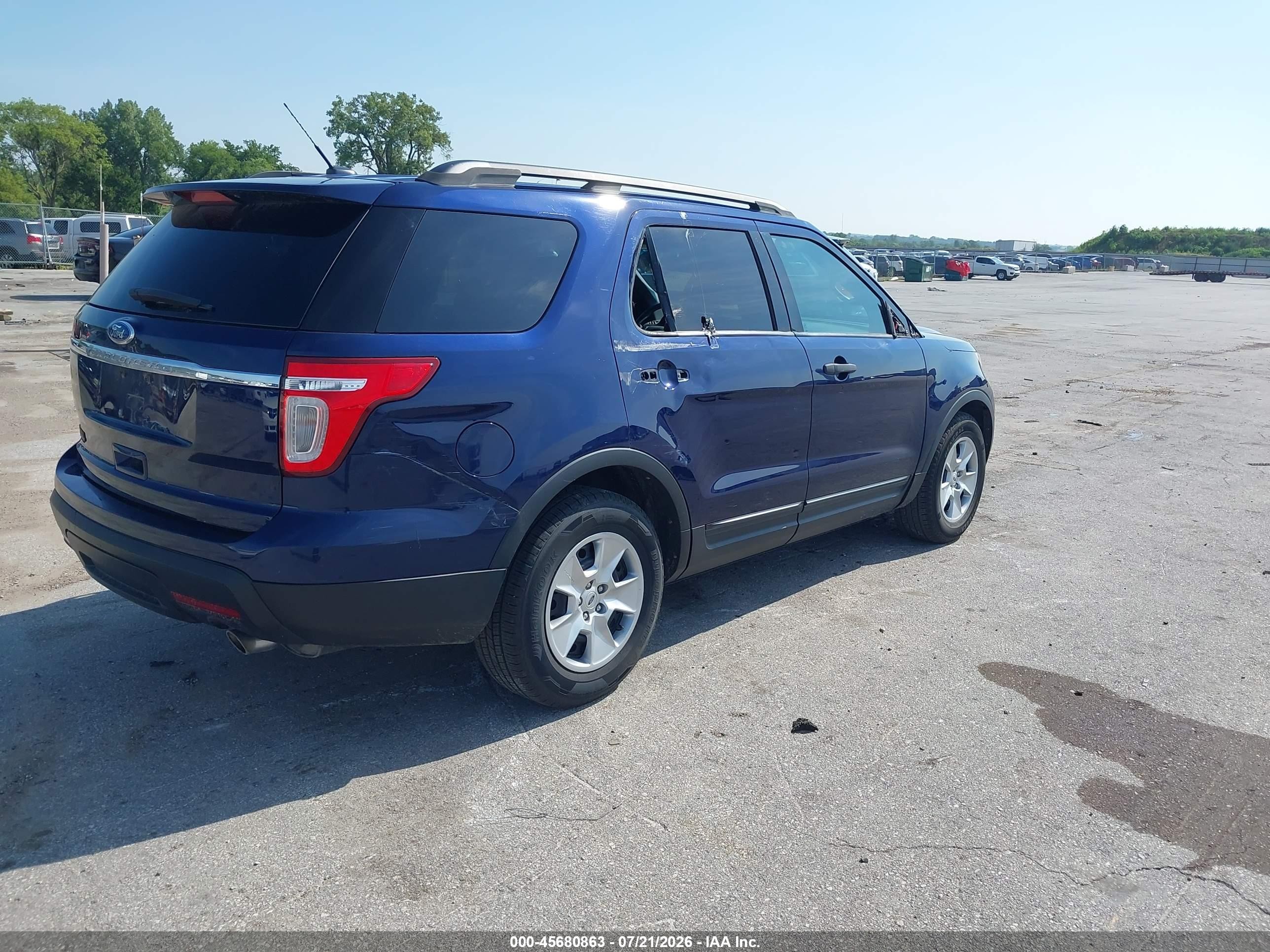 2011 Ford Explorer   Синий vin: 1FMHK7B8XBGA28256