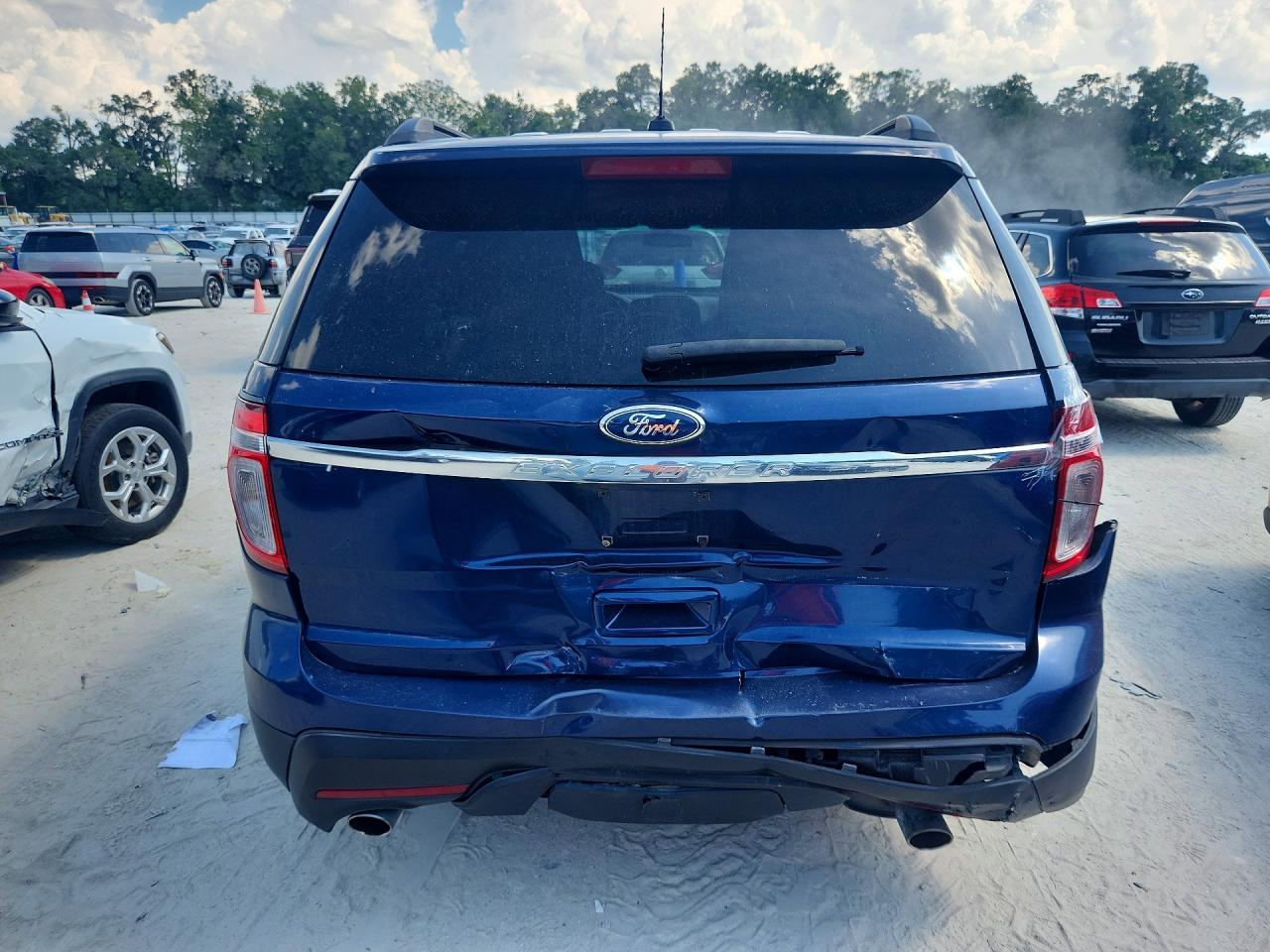 2012 Ford Explorer Blue vin: 1FMHK7B8XCGA59315
