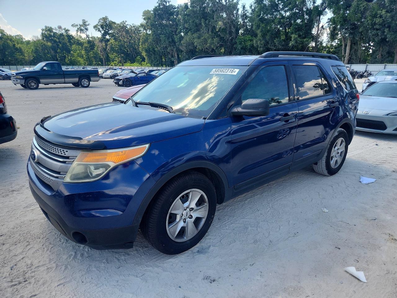 2012 Ford Explorer Blue vin: 1FMHK7B8XCGA59315