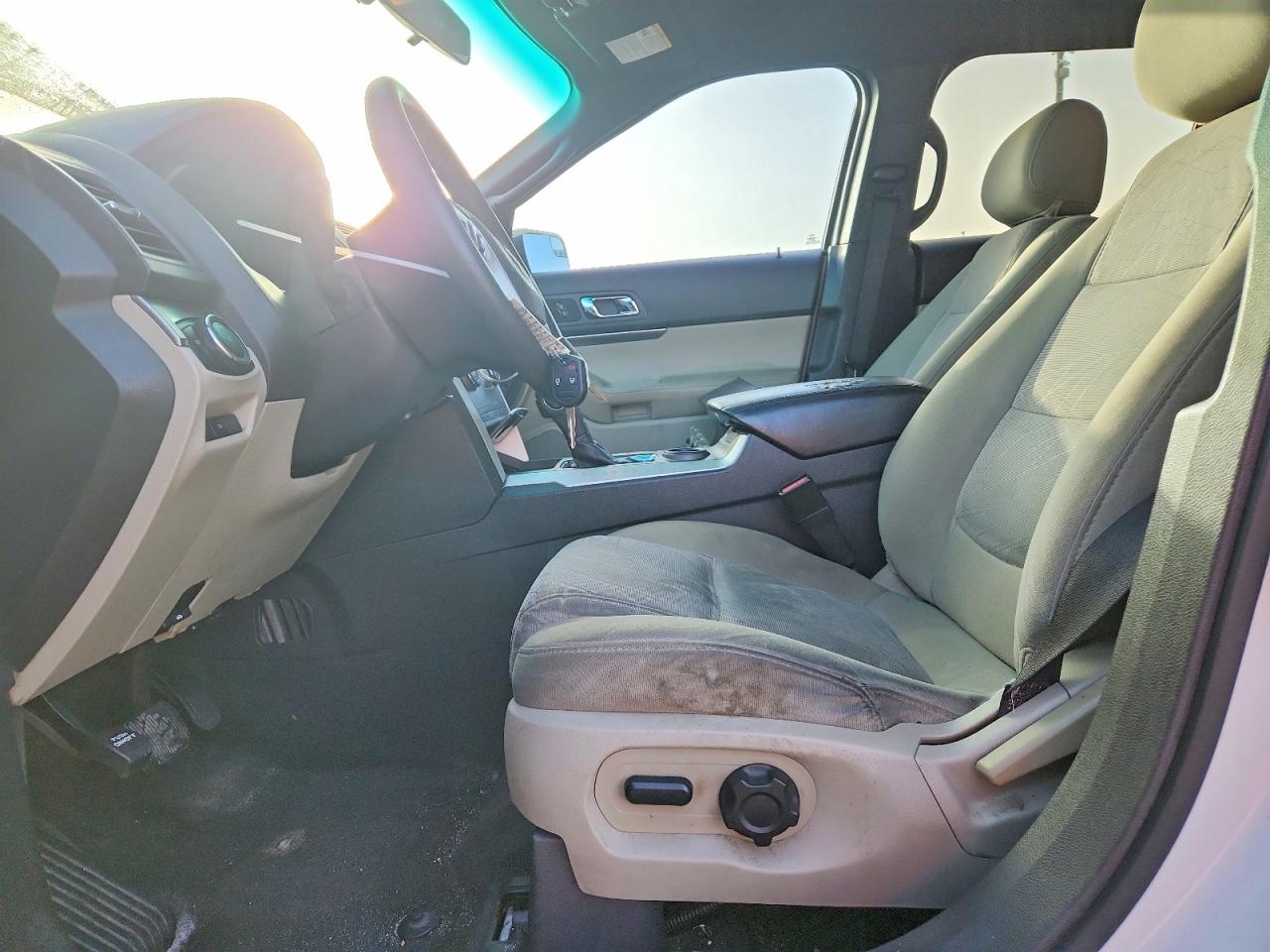 2012 Ford Explorer White vin: 1FMHK7B8XCGA79919