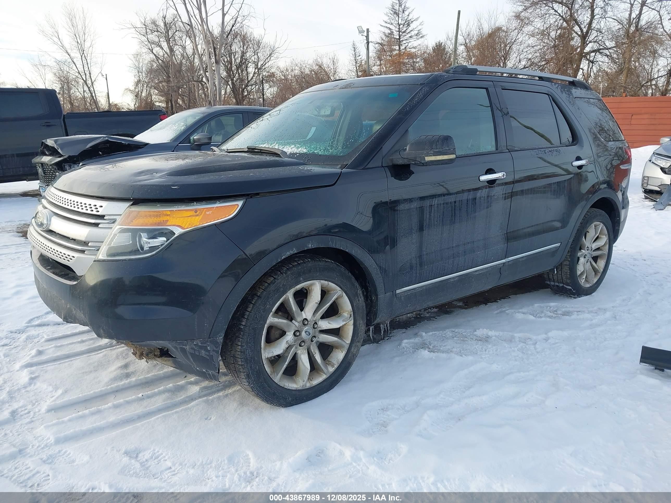 2011 Ford Explorer Xlt Black vin: 1FMHK7D80BGA50165