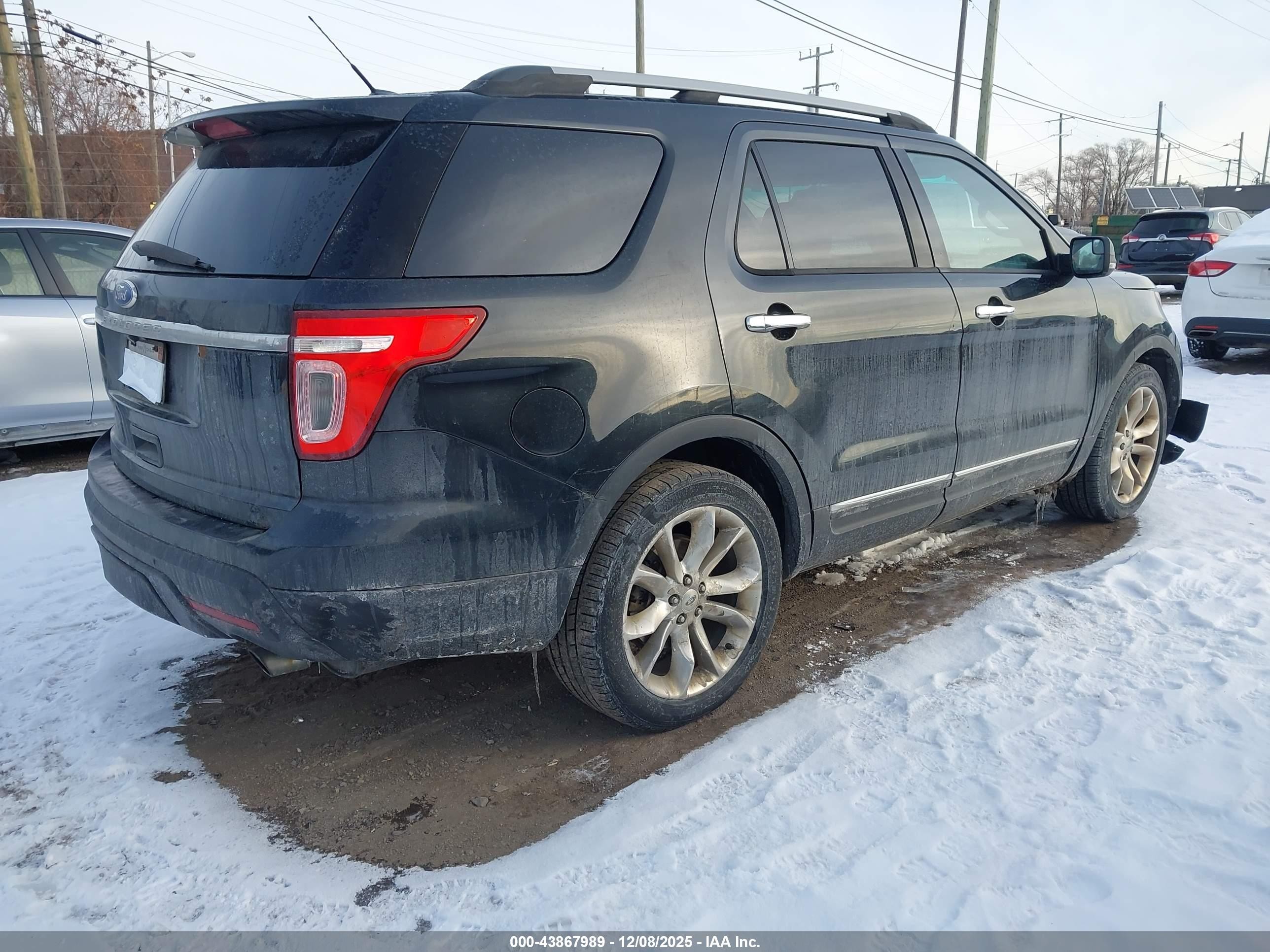 2011 Ford Explorer Xlt Black vin: 1FMHK7D80BGA50165