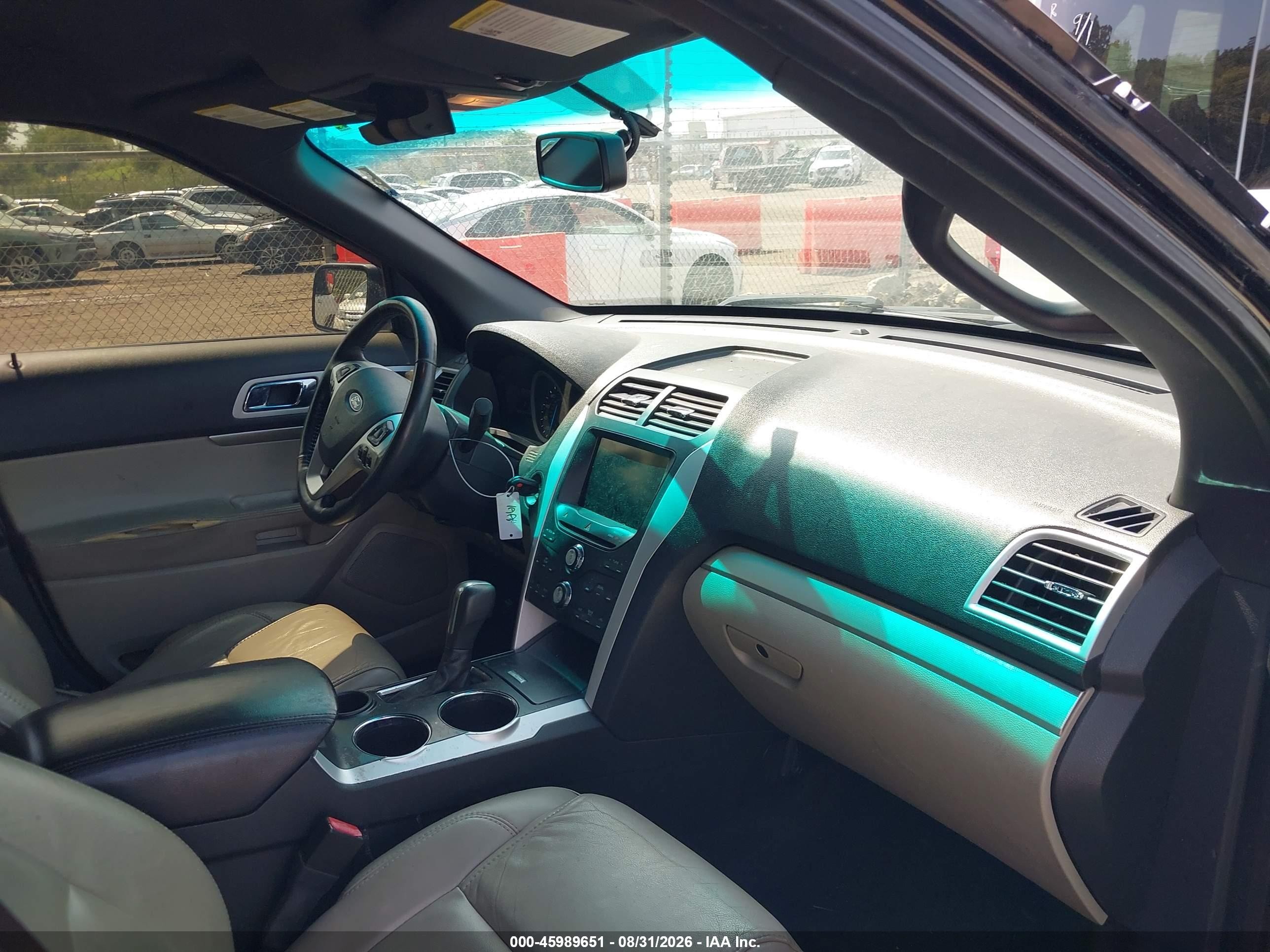 2012 Ford Explorer Xlt Black vin: 1FMHK7D80CGA23453