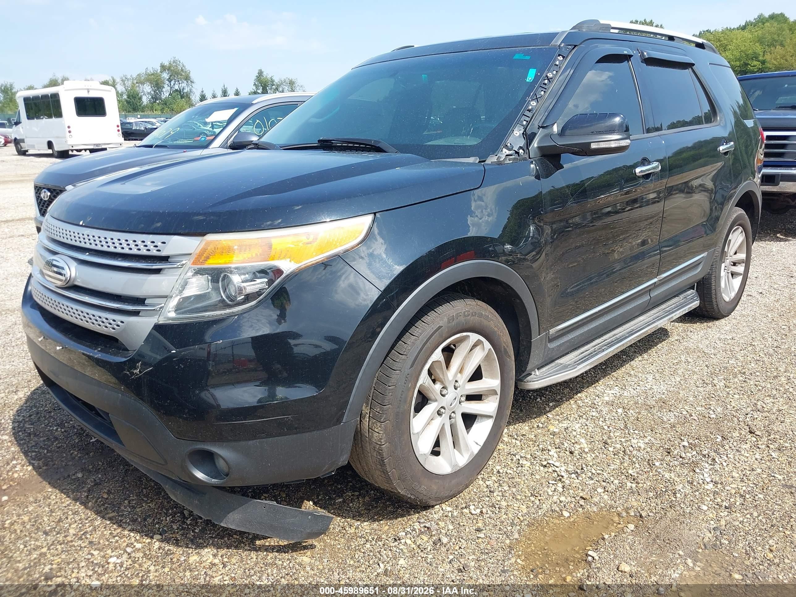 2012 Ford Explorer Xlt Black vin: 1FMHK7D80CGA23453
