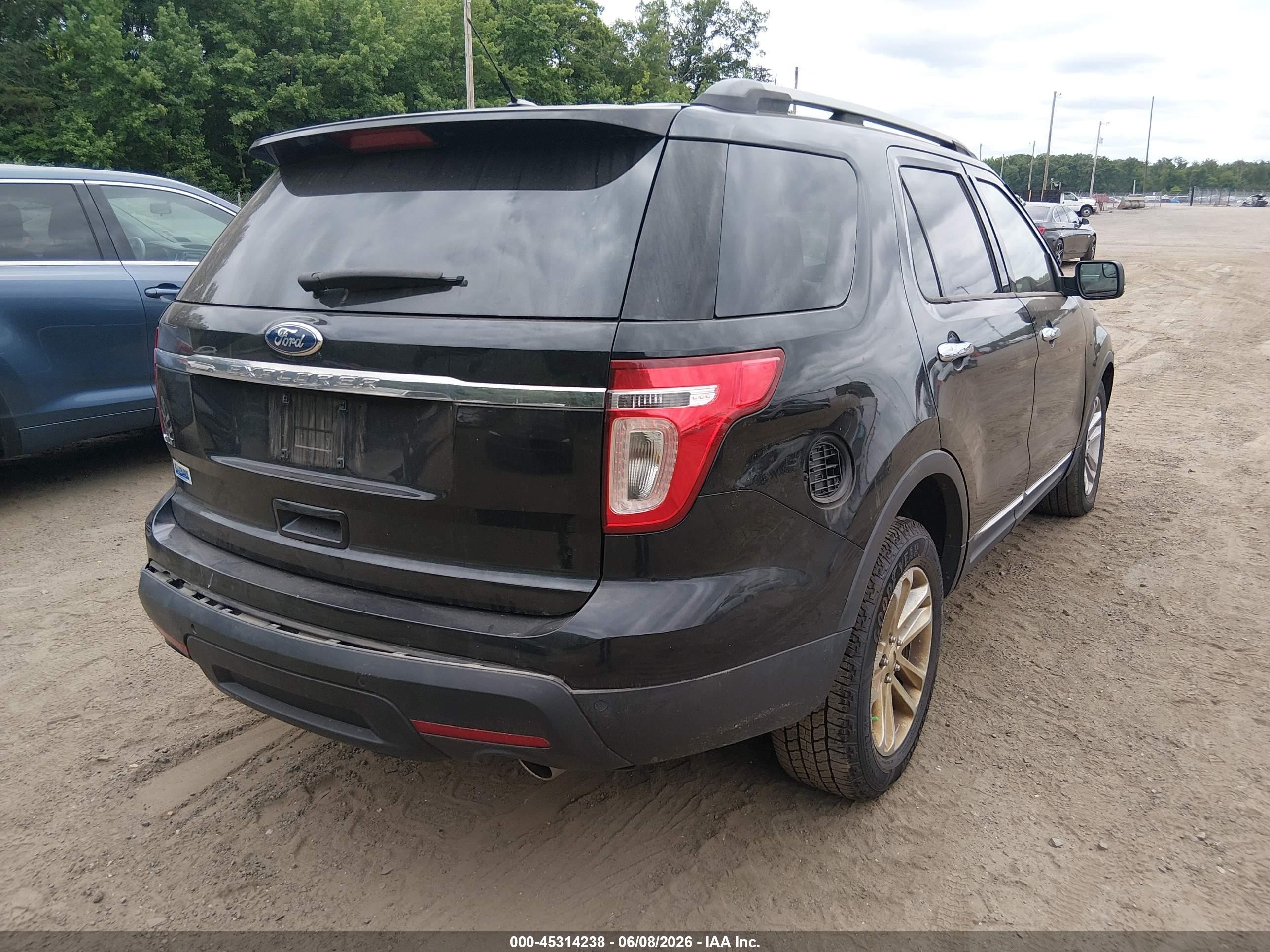 2012 Ford Explorer Xlt Gray vin: 1FMHK7D80CGA35473