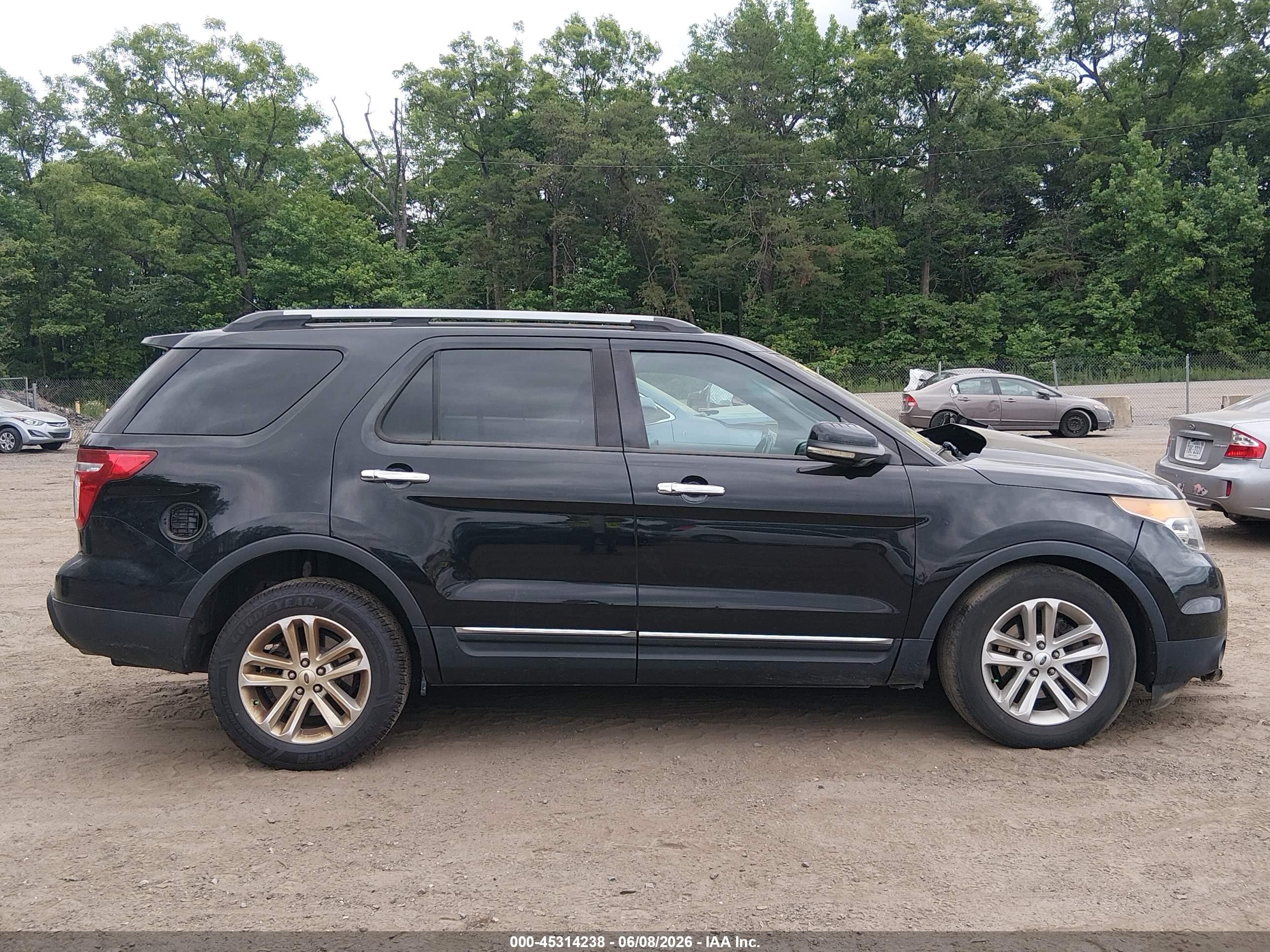 2012 Ford Explorer Xlt Gray vin: 1FMHK7D80CGA35473