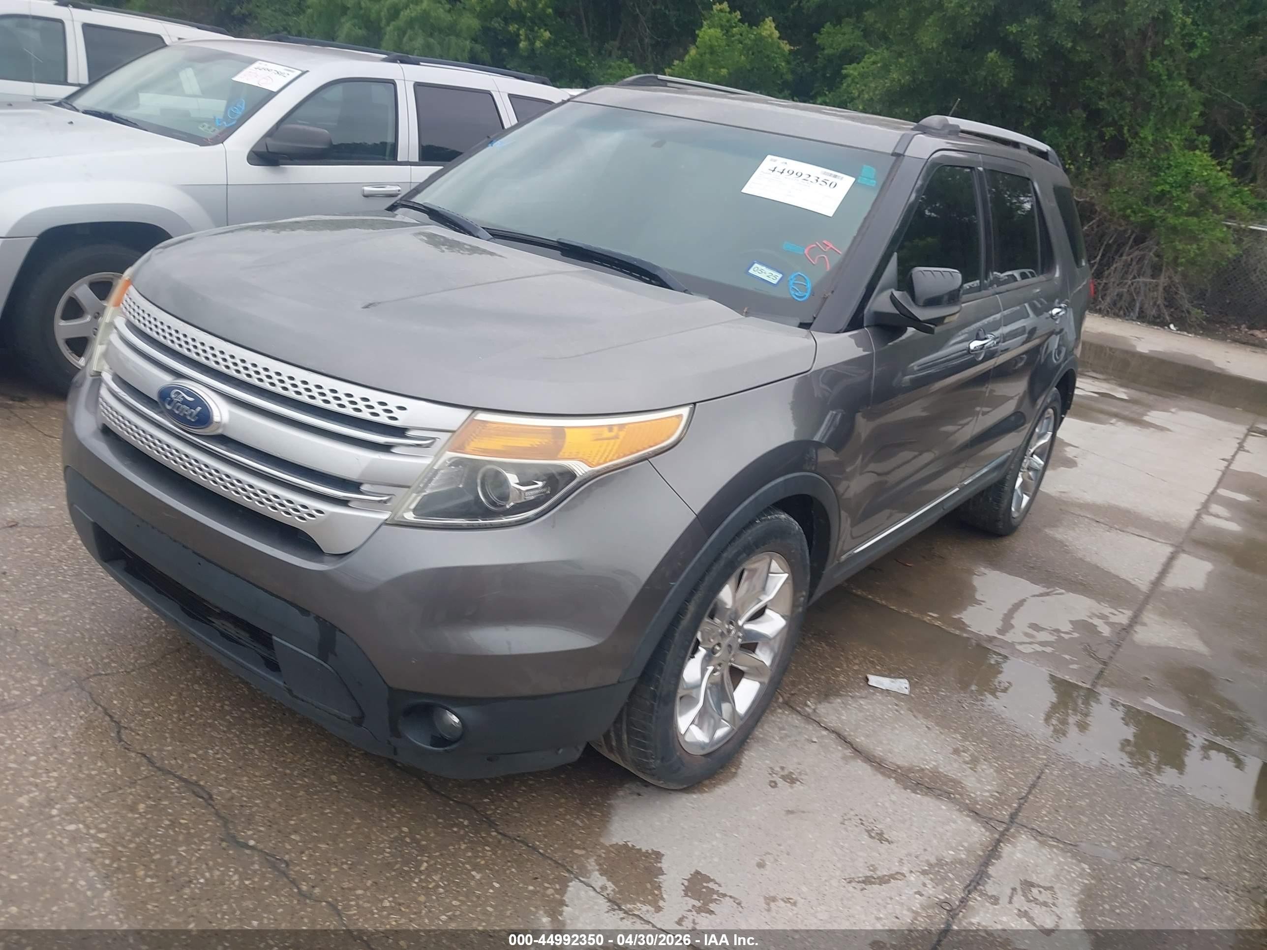 2012 Ford Explorer Xlt Gray vin: 1FMHK7D80CGA47896