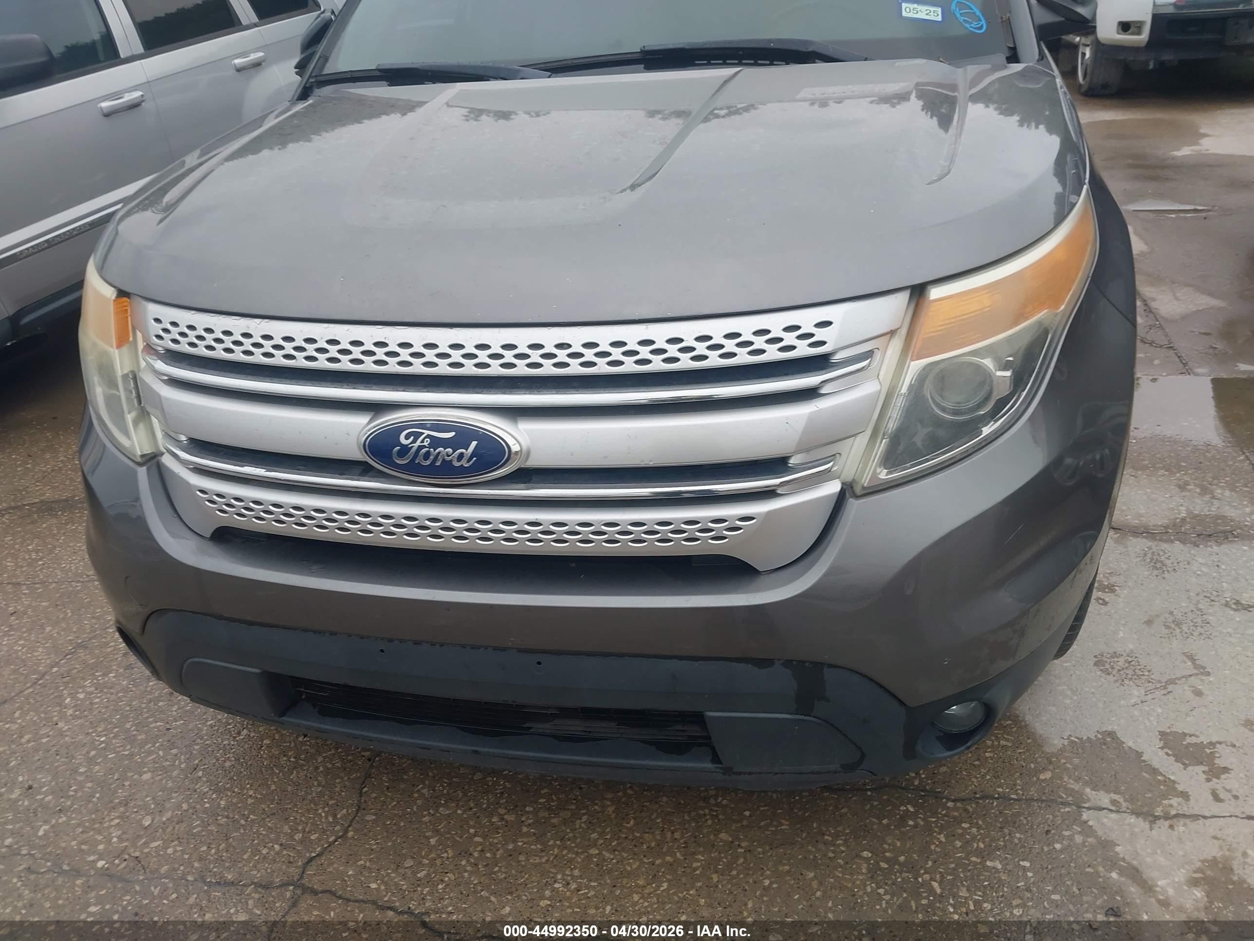 2012 Ford Explorer Xlt Gray vin: 1FMHK7D80CGA47896