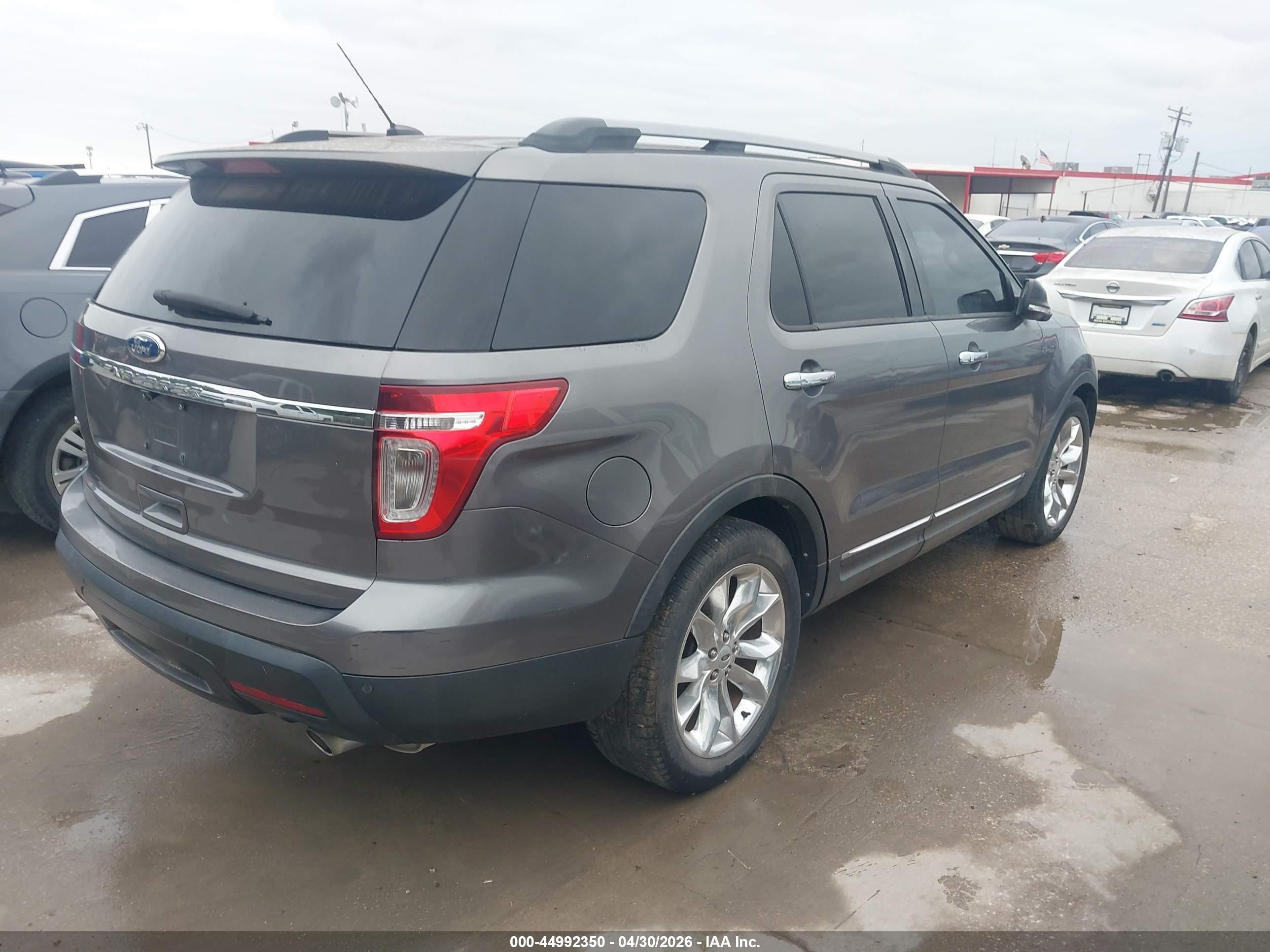 2012 Ford Explorer Xlt Gray vin: 1FMHK7D80CGA47896