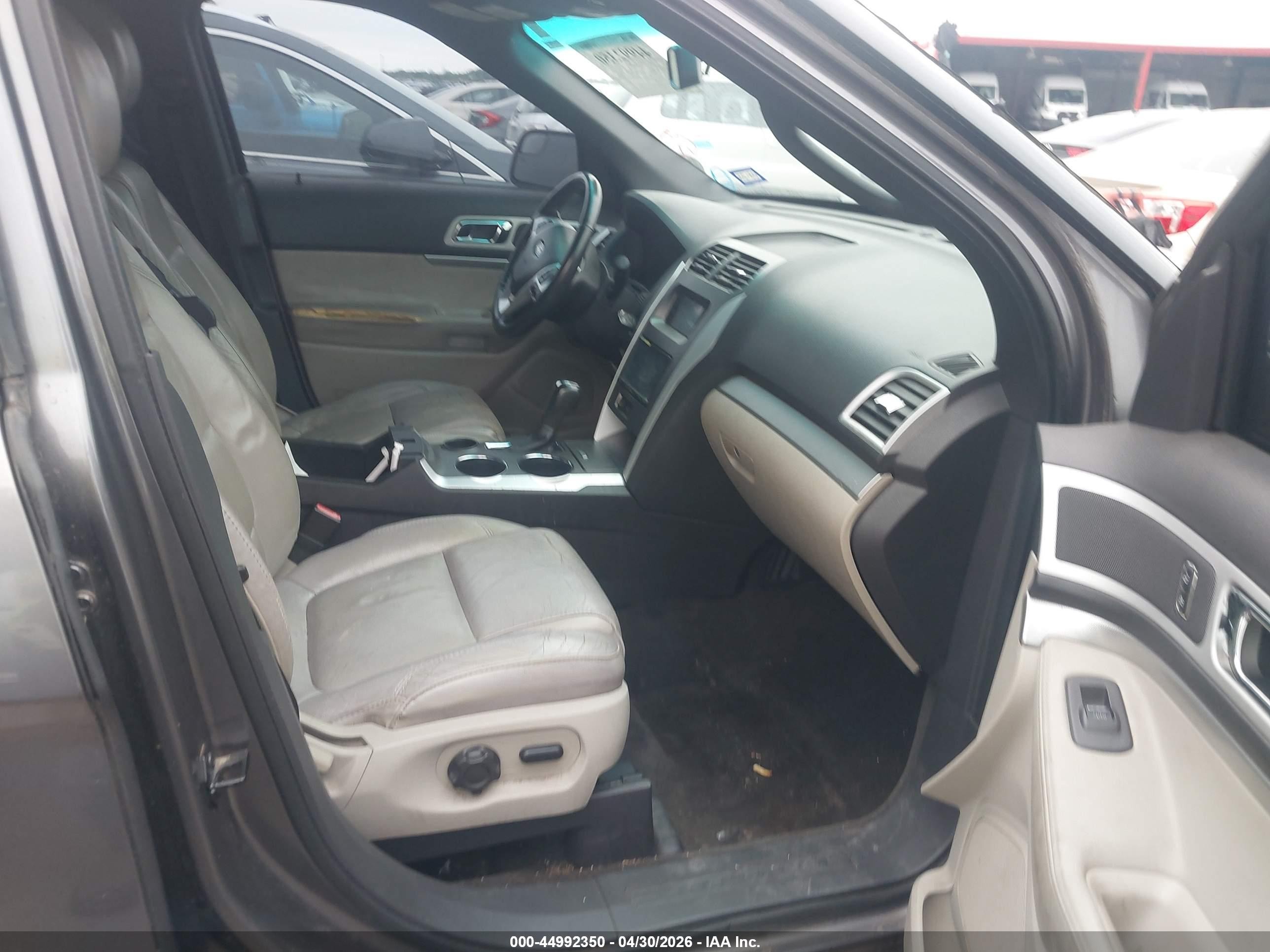2012 Ford Explorer Xlt Gray vin: 1FMHK7D80CGA47896