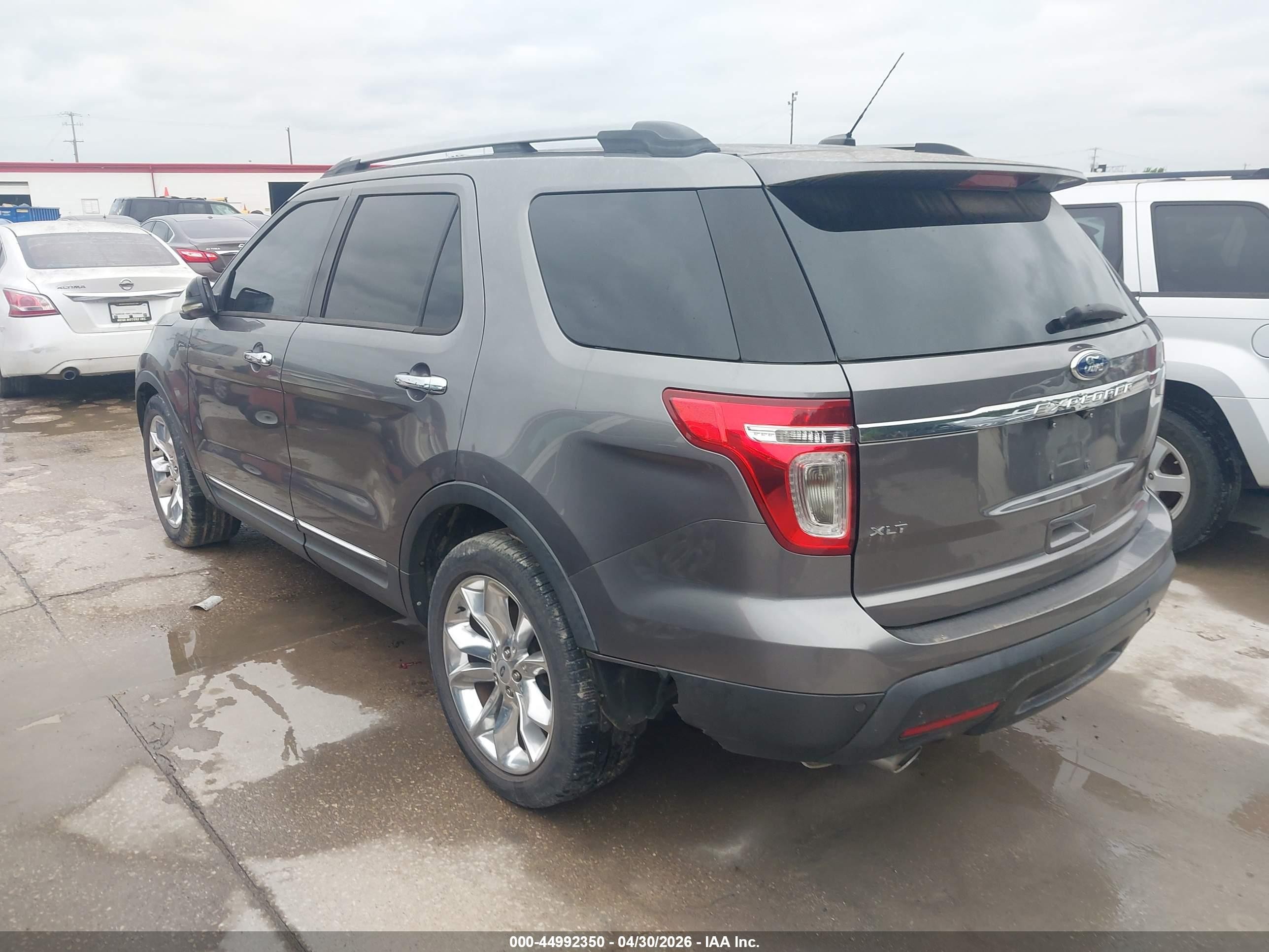 2012 Ford Explorer Xlt Gray vin: 1FMHK7D80CGA47896