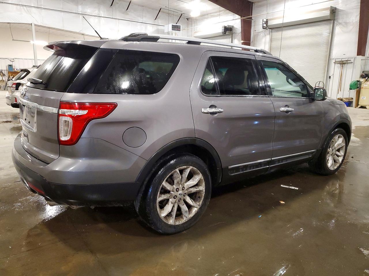 2012 Ford Explorer Xlt Gray vin: 1FMHK7D80CGA73267