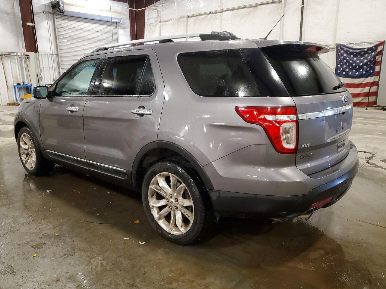 2012 Ford Explorer Xlt Gray vin: 1FMHK7D80CGA73267
