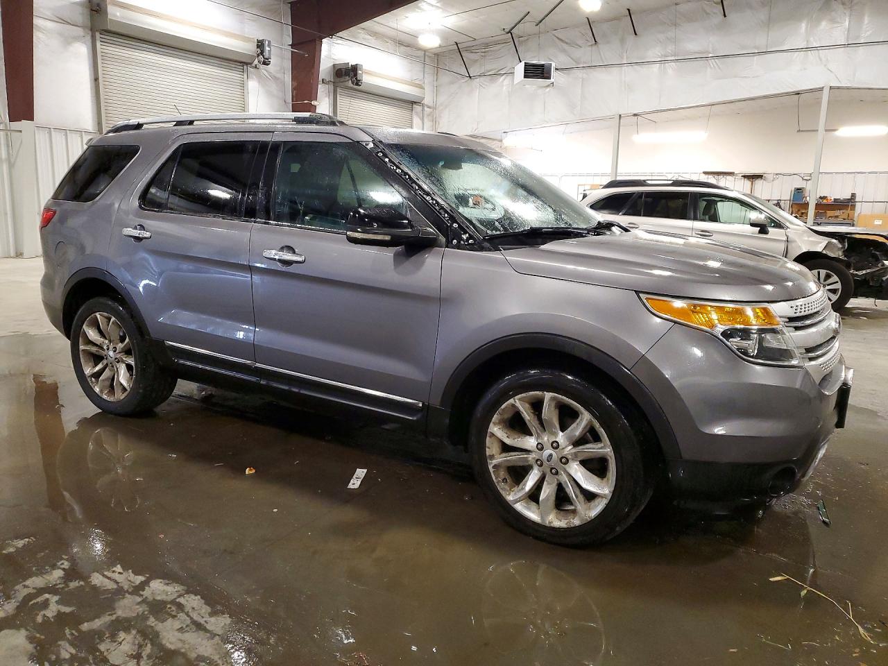 2012 Ford Explorer Xlt Gray vin: 1FMHK7D80CGA73267
