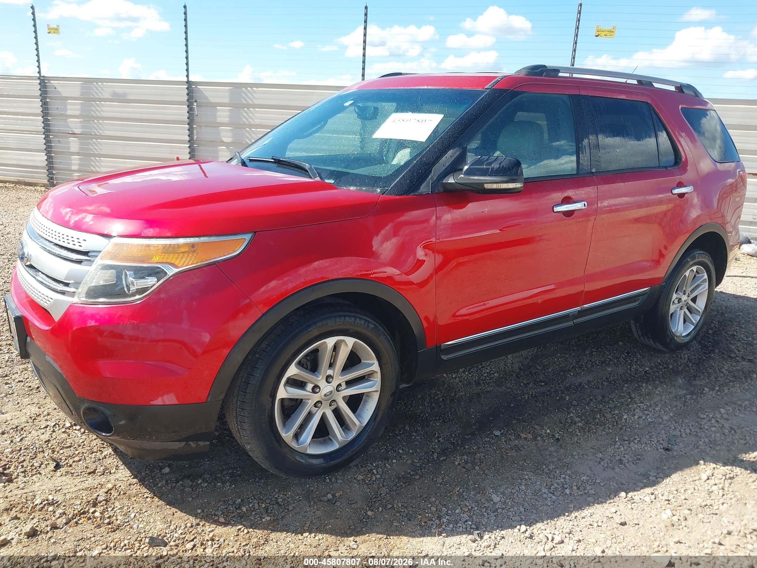 2012 Ford Explorer Xlt Red vin: 1FMHK7D80CGA98492