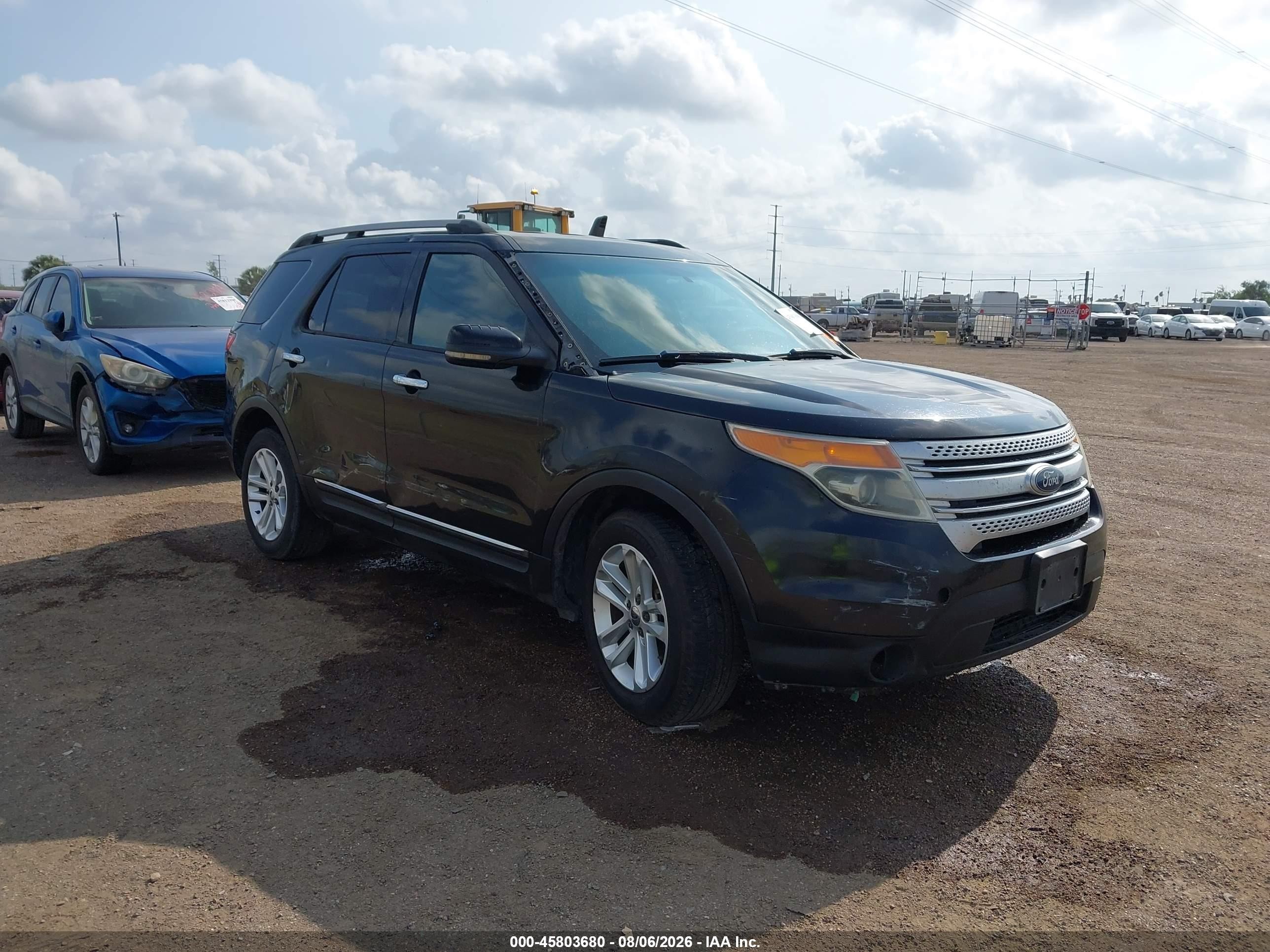 2011 Ford Explorer Xlt Black vin: 1FMHK7D81BGA53687