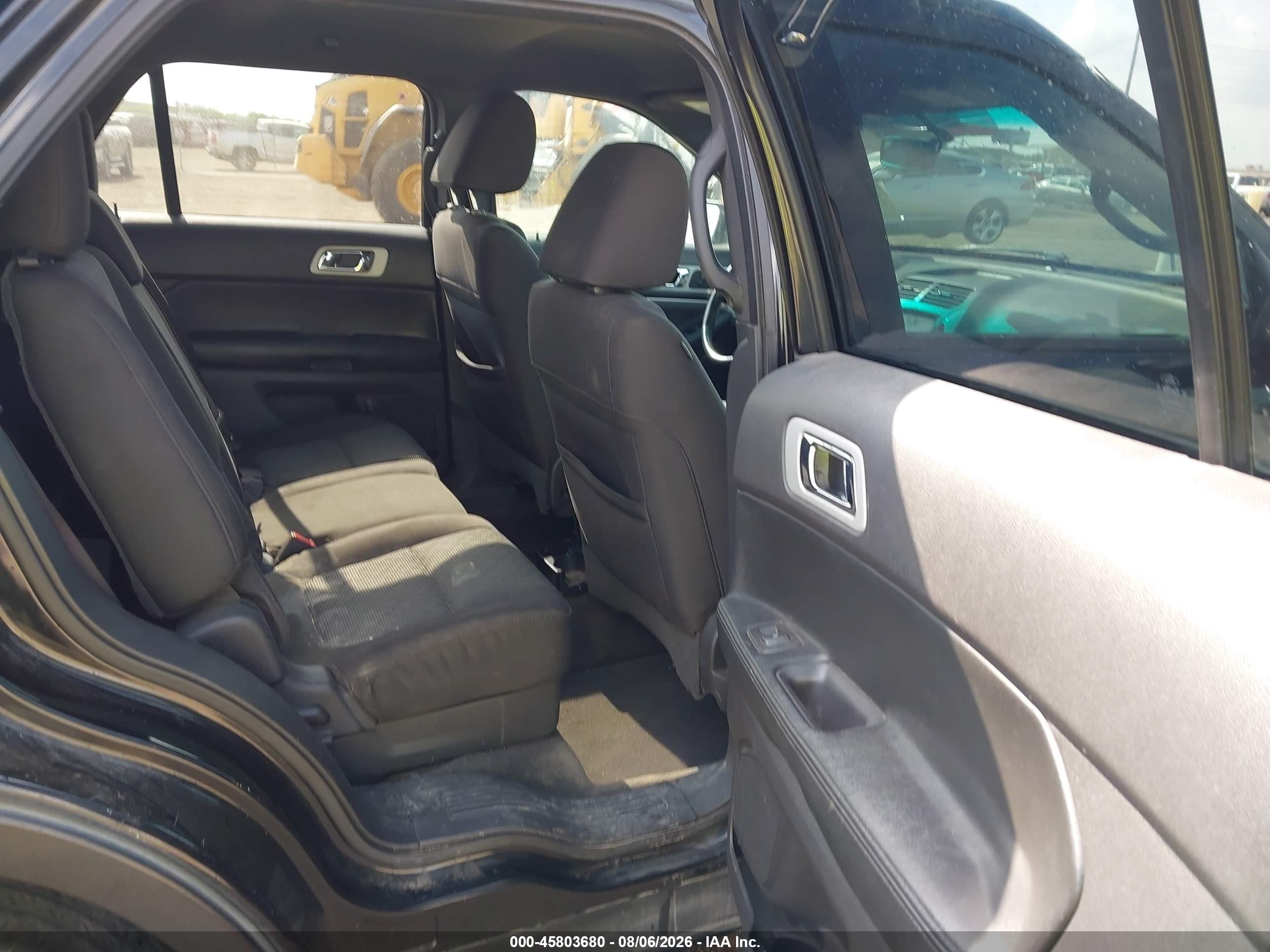 2011 Ford Explorer Xlt Black vin: 1FMHK7D81BGA53687