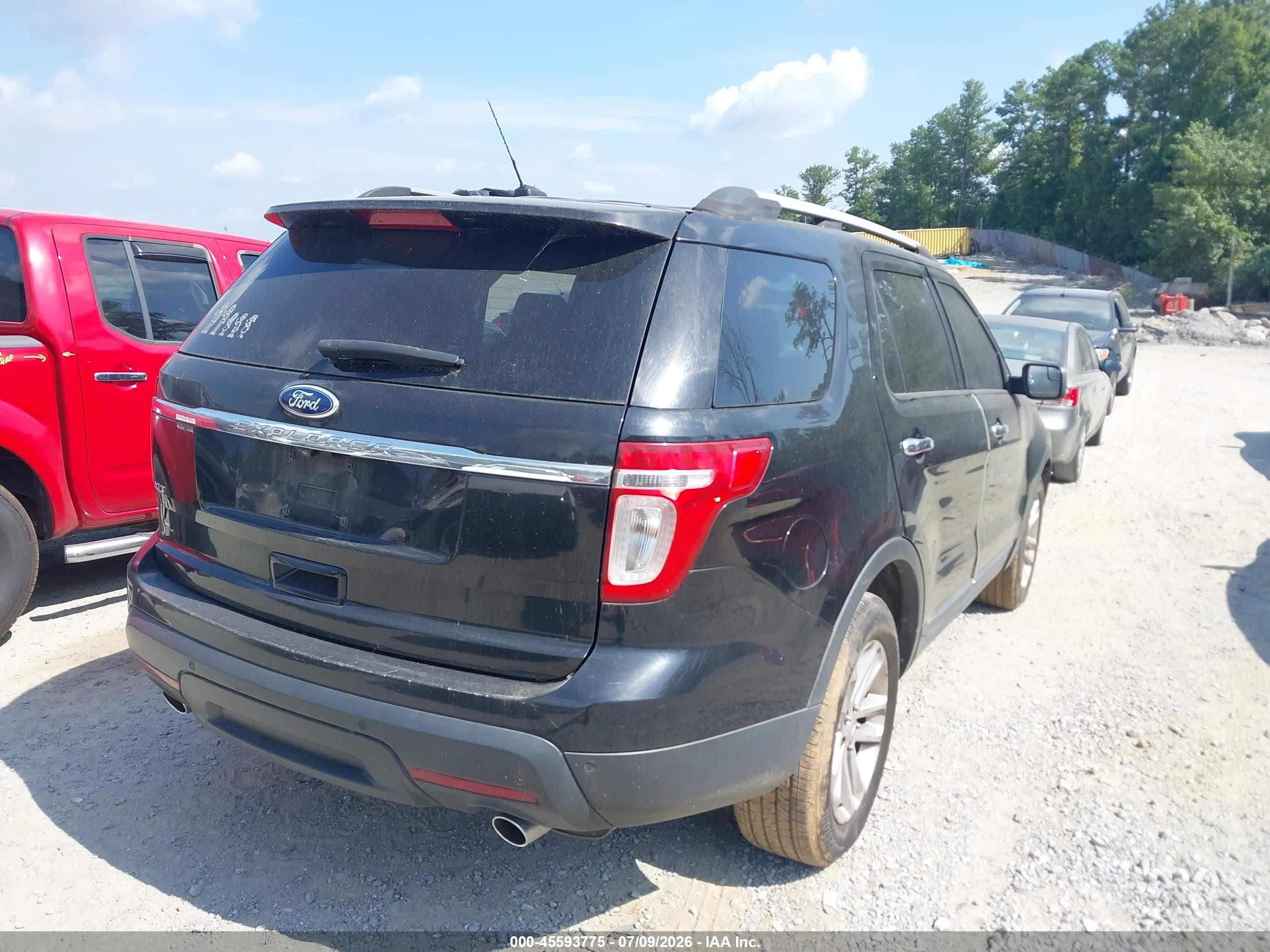 2012 Ford Explorer Xlt Черный vin: 1FMHK7D81CGA05219
