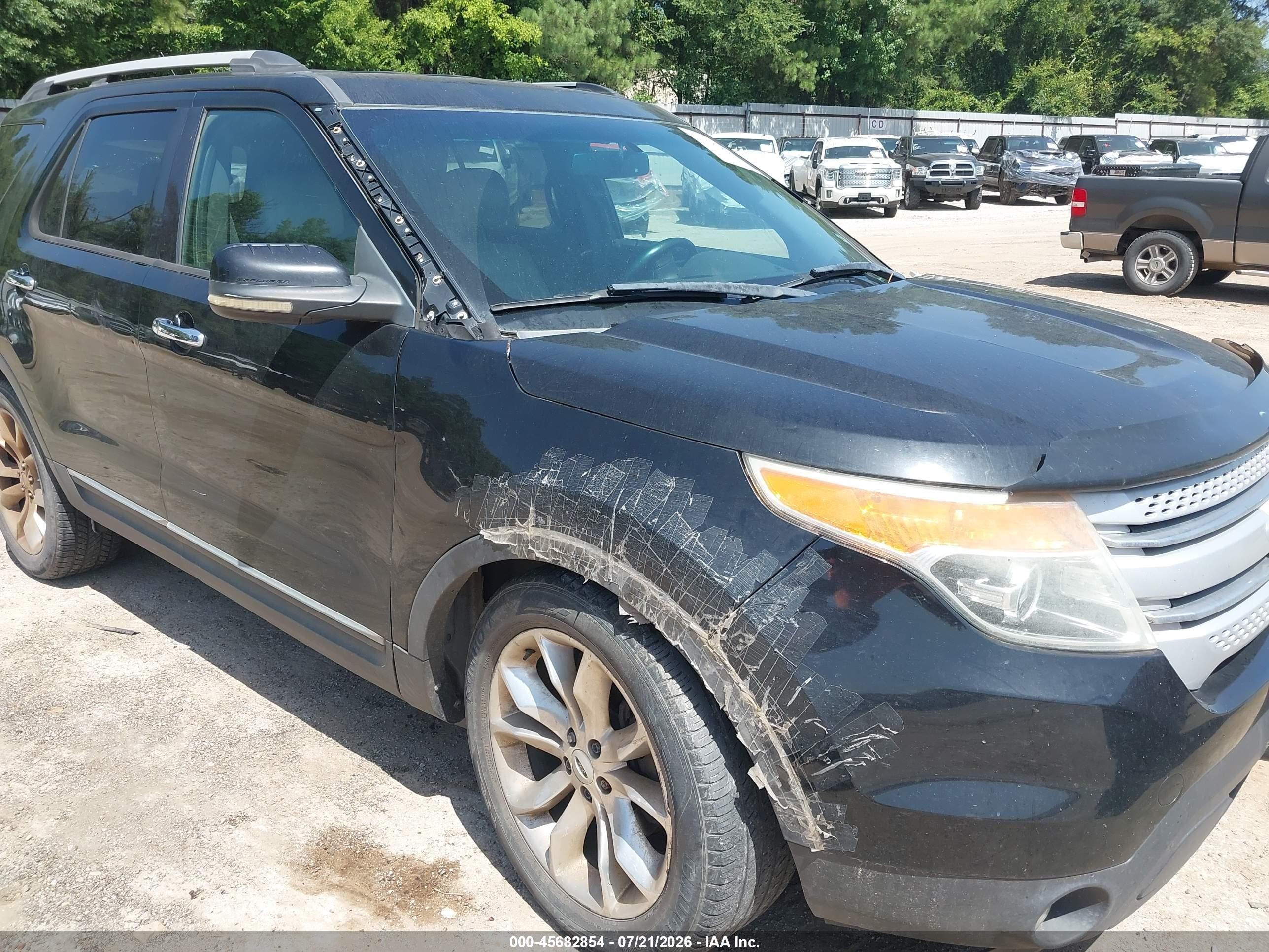 2012 Ford Explorer Xlt Black vin: 1FMHK7D81CGA12977