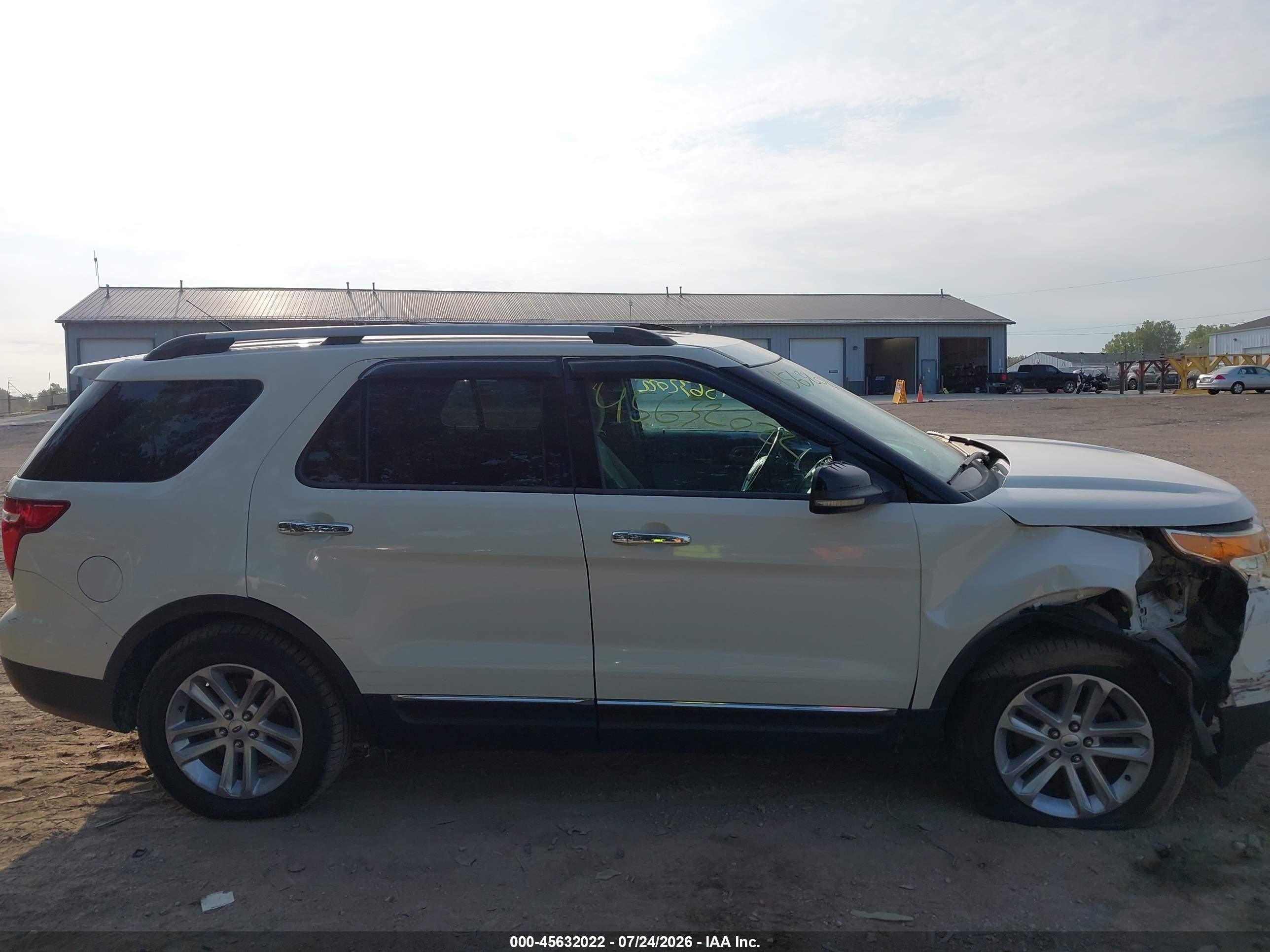 2012 Ford Explorer Xlt White vin: 1FMHK7D81CGA21162