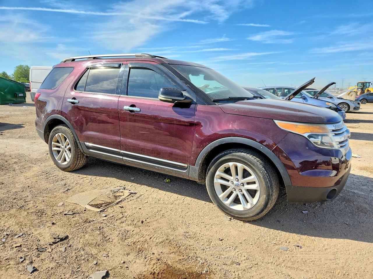2011 Ford Explorer Xlt Maroon vin: 1FMHK7D82BGA31309