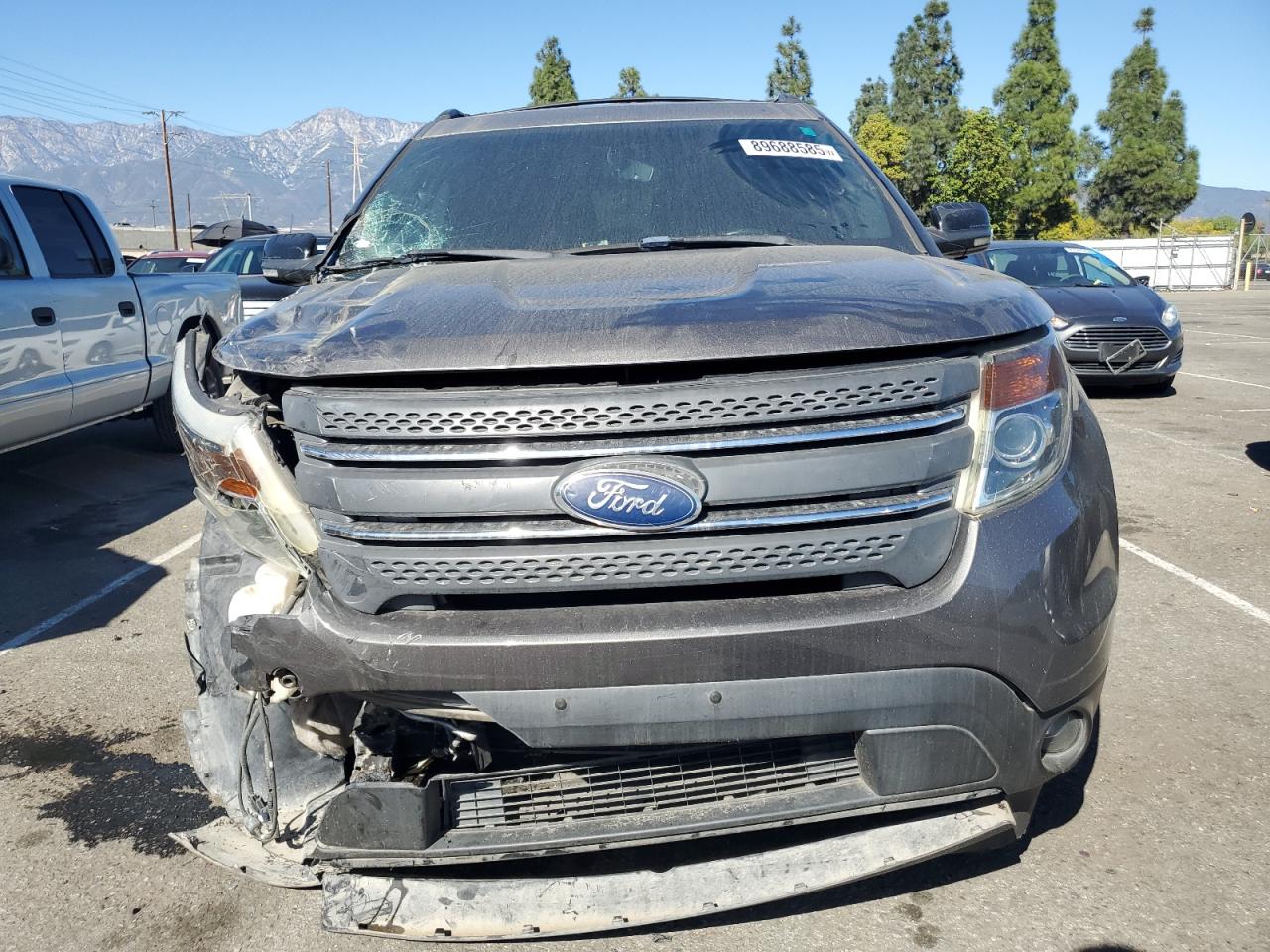 2011 Ford Explorer Xlt Gray vin: 1FMHK7D82BGA93437
