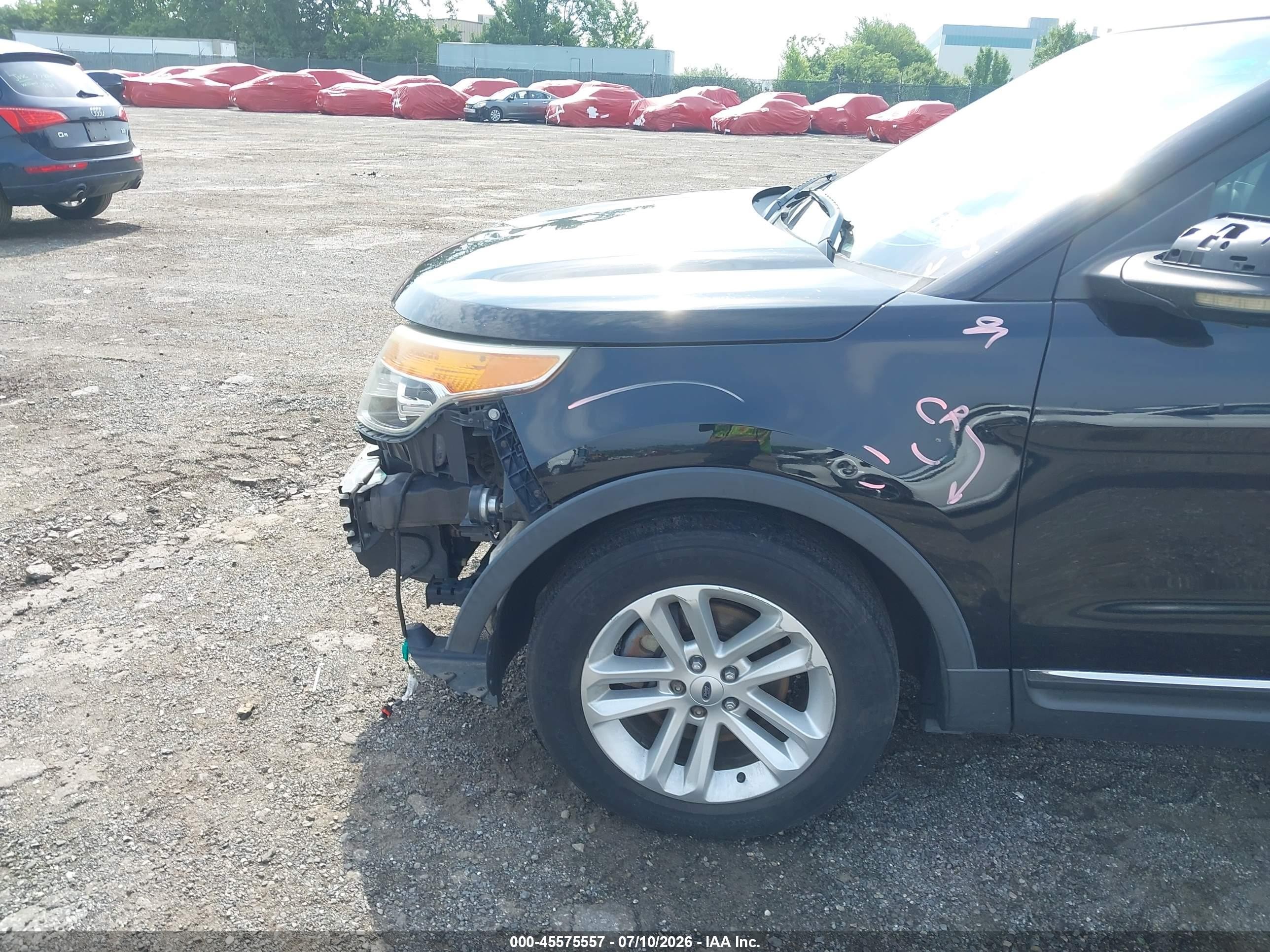 2012 Ford Explorer Xlt Black vin: 1FMHK7D82CGA11224