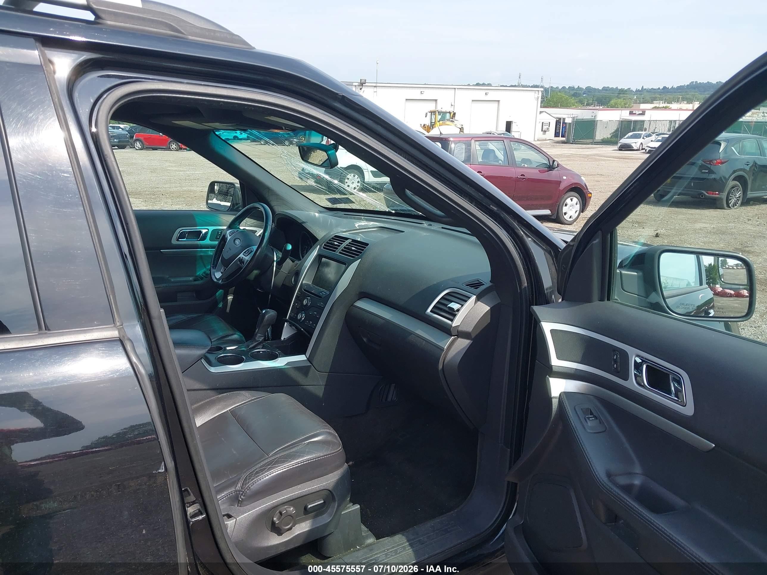 2012 Ford Explorer Xlt Black vin: 1FMHK7D82CGA11224