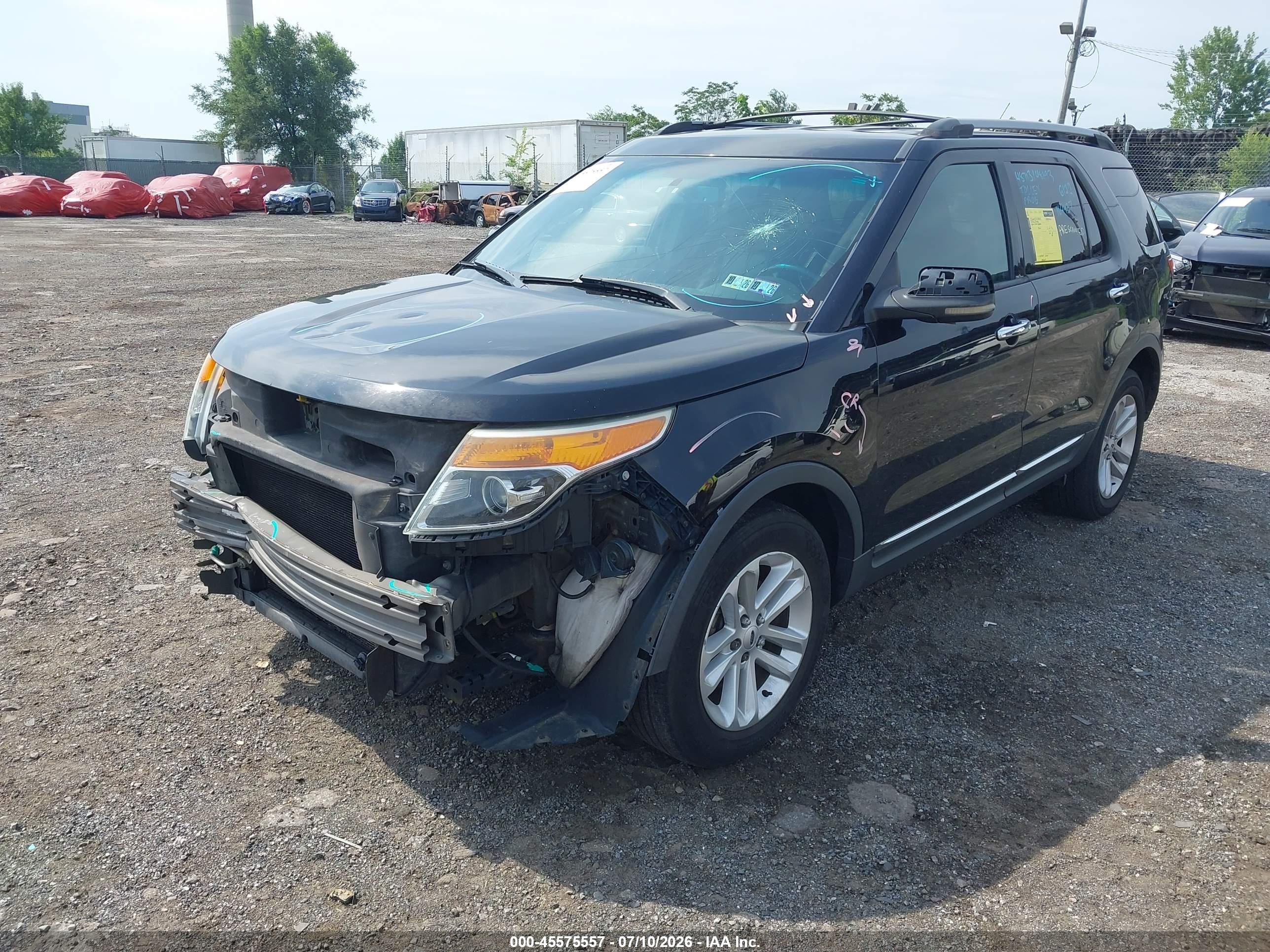 2012 Ford Explorer Xlt Black vin: 1FMHK7D82CGA11224