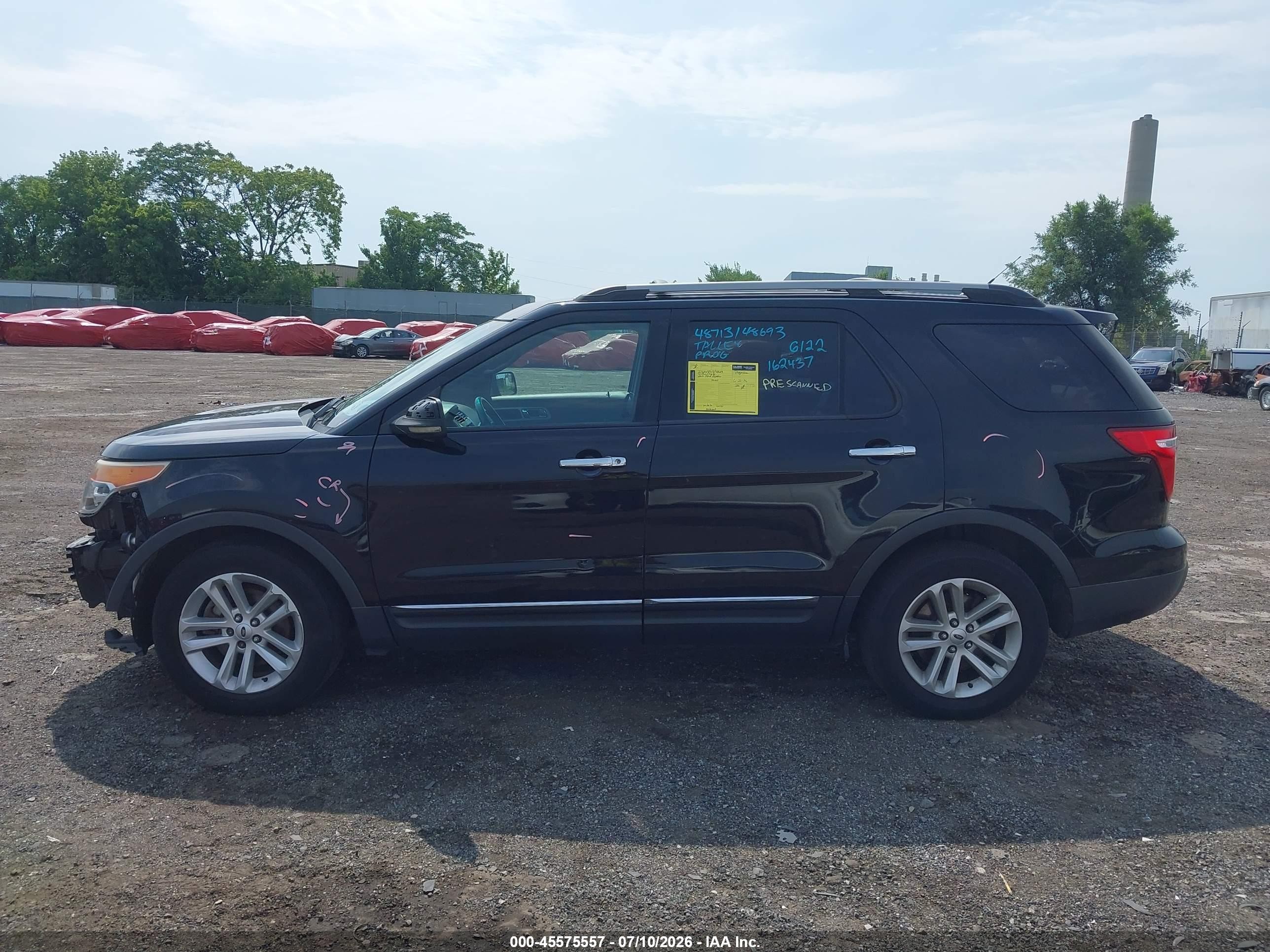 2012 Ford Explorer Xlt Black vin: 1FMHK7D82CGA11224