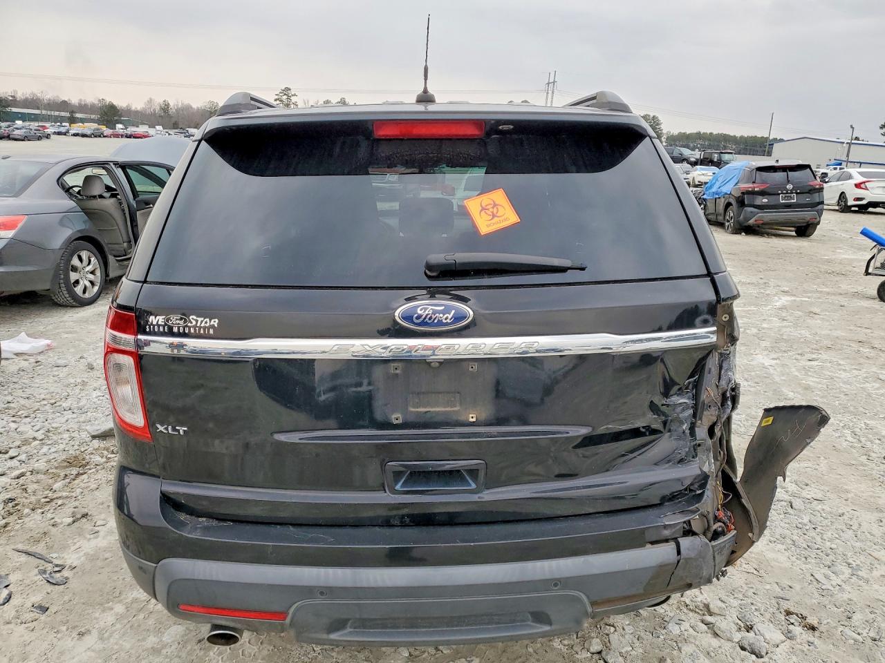 2012 Ford Explorer Xlt Black vin: 1FMHK7D82CGA11398