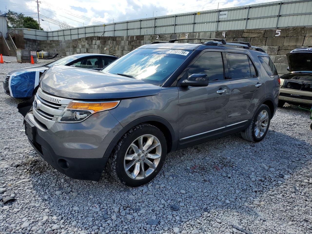 2012 Ford Explorer Xlt Gray vin: 1FMHK7D82CGA12745