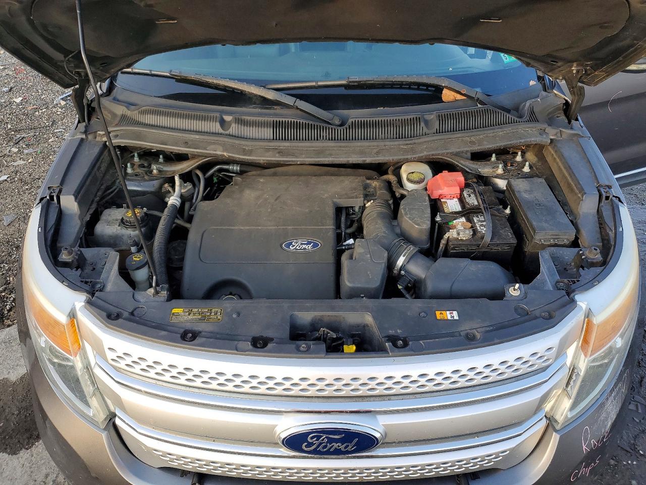 2012 Ford Explorer Xlt Gray vin: 1FMHK7D82CGA18982