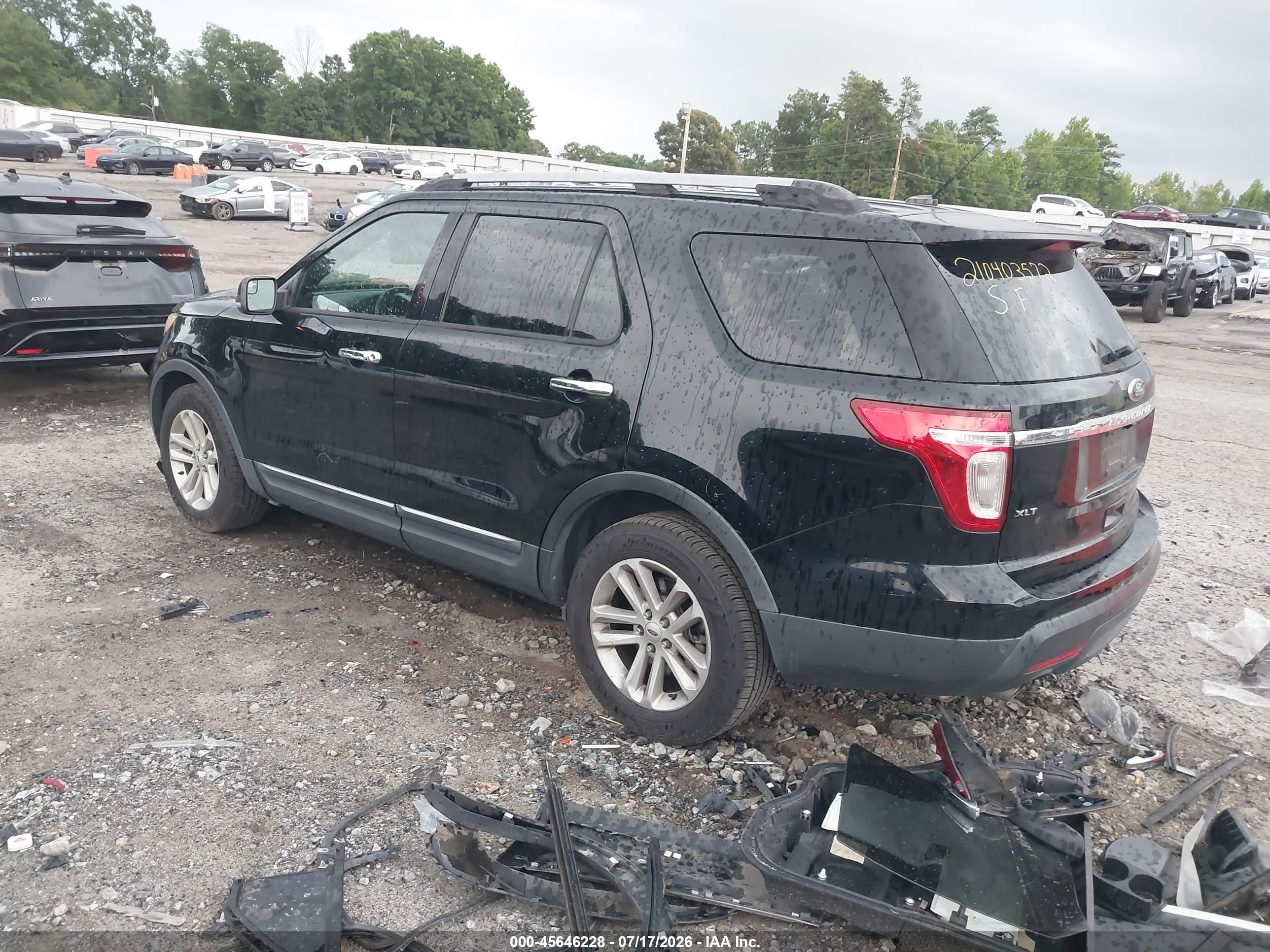 2012 Ford Explorer Xlt Black vin: 1FMHK7D82CGA32784