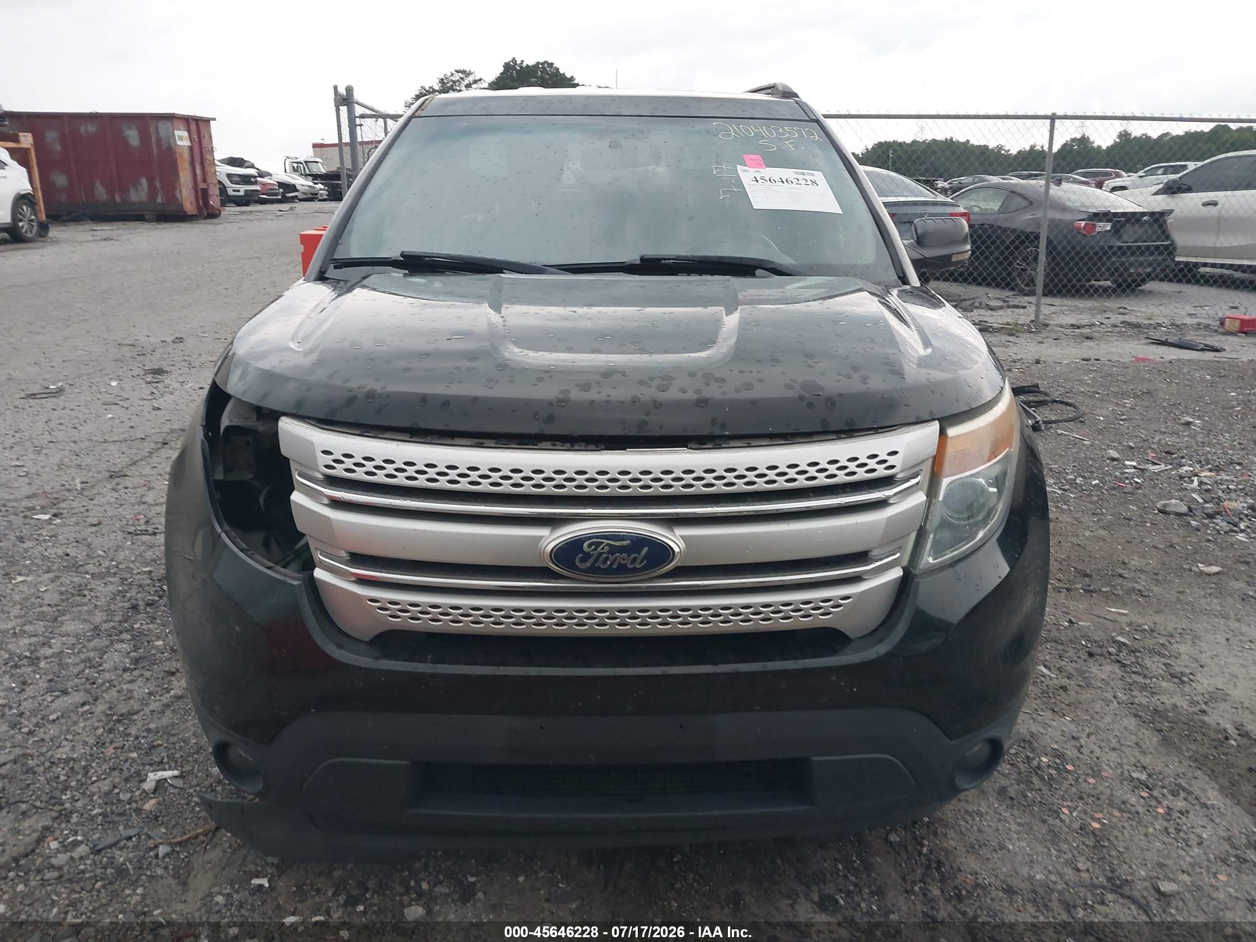 2012 Ford Explorer Xlt Black vin: 1FMHK7D82CGA32784