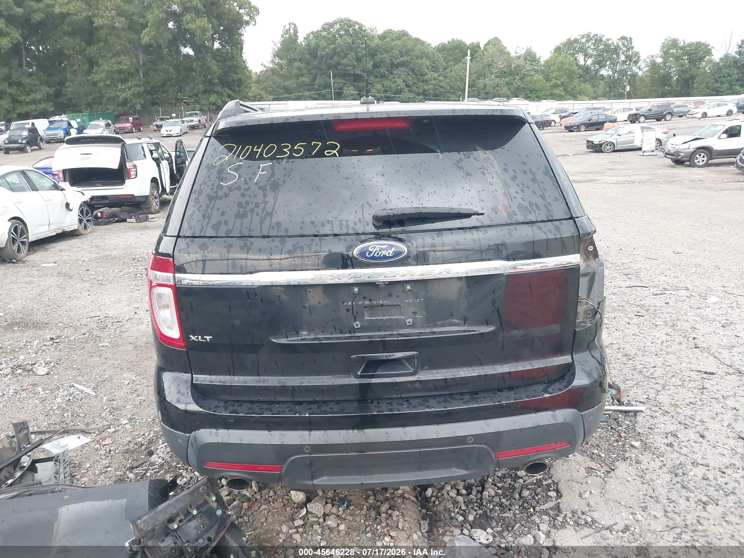 2012 Ford Explorer Xlt Black vin: 1FMHK7D82CGA32784