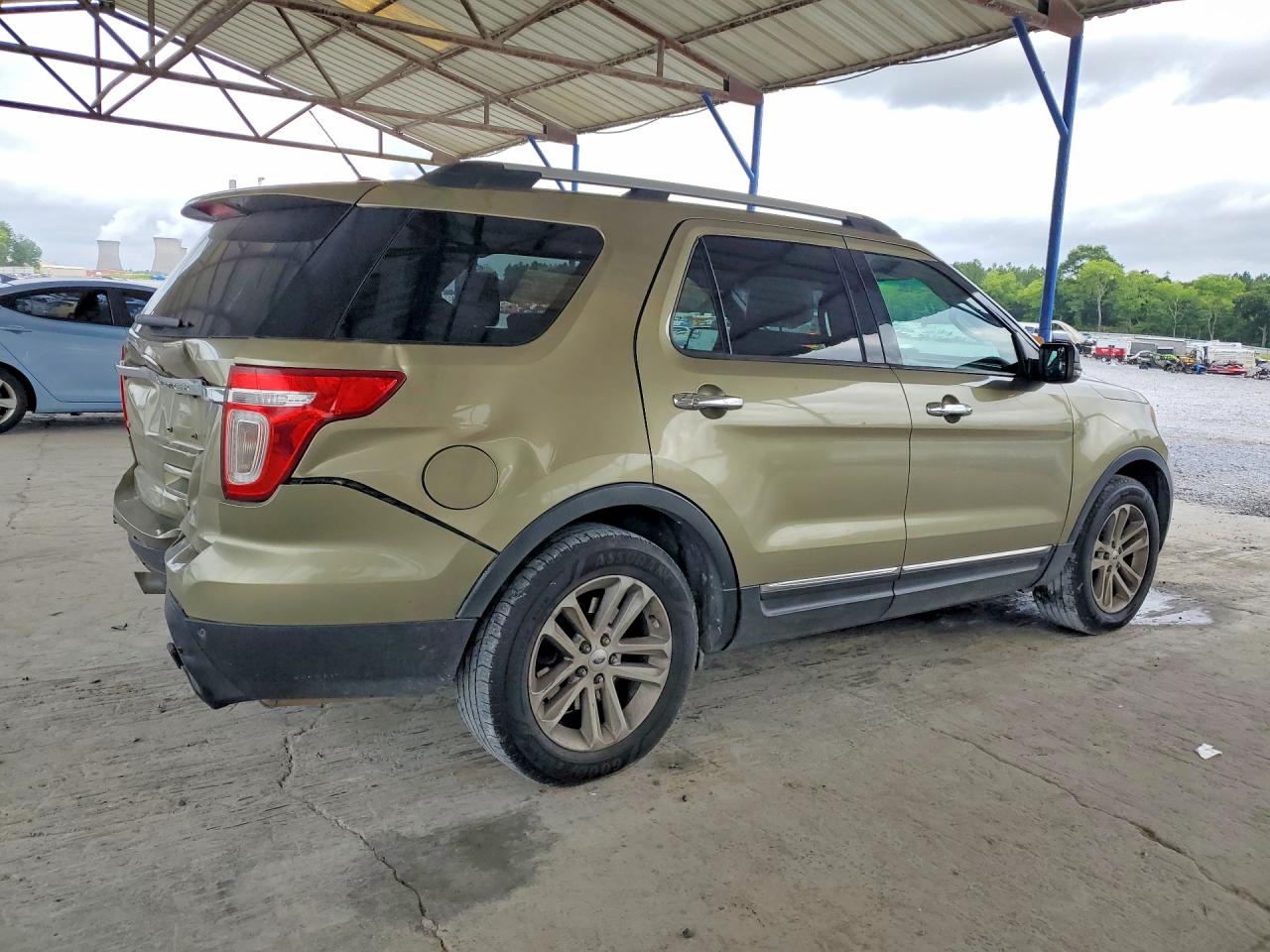 2012 Ford Explorer Xlt Золотой vin: 1FMHK7D82CGA98252