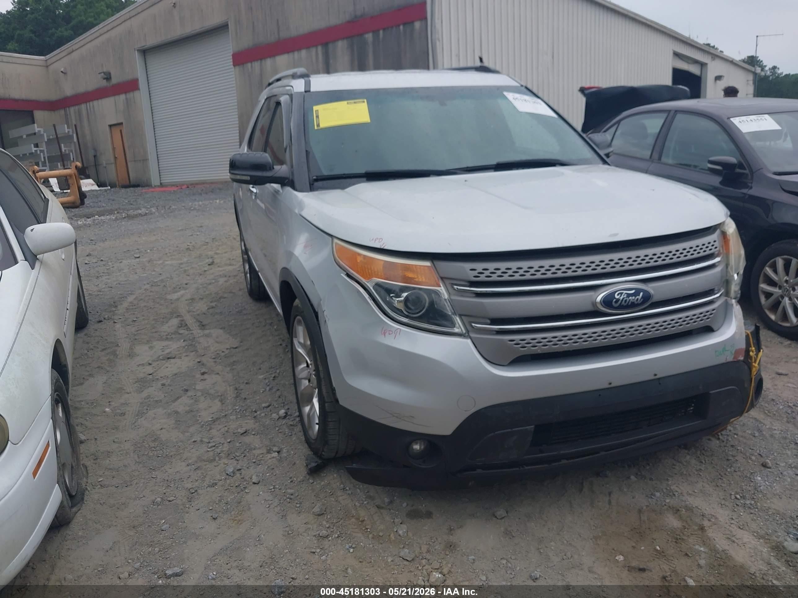 2012 Ford Explorer Xlt White vin: 1FMHK7D82CGA98722