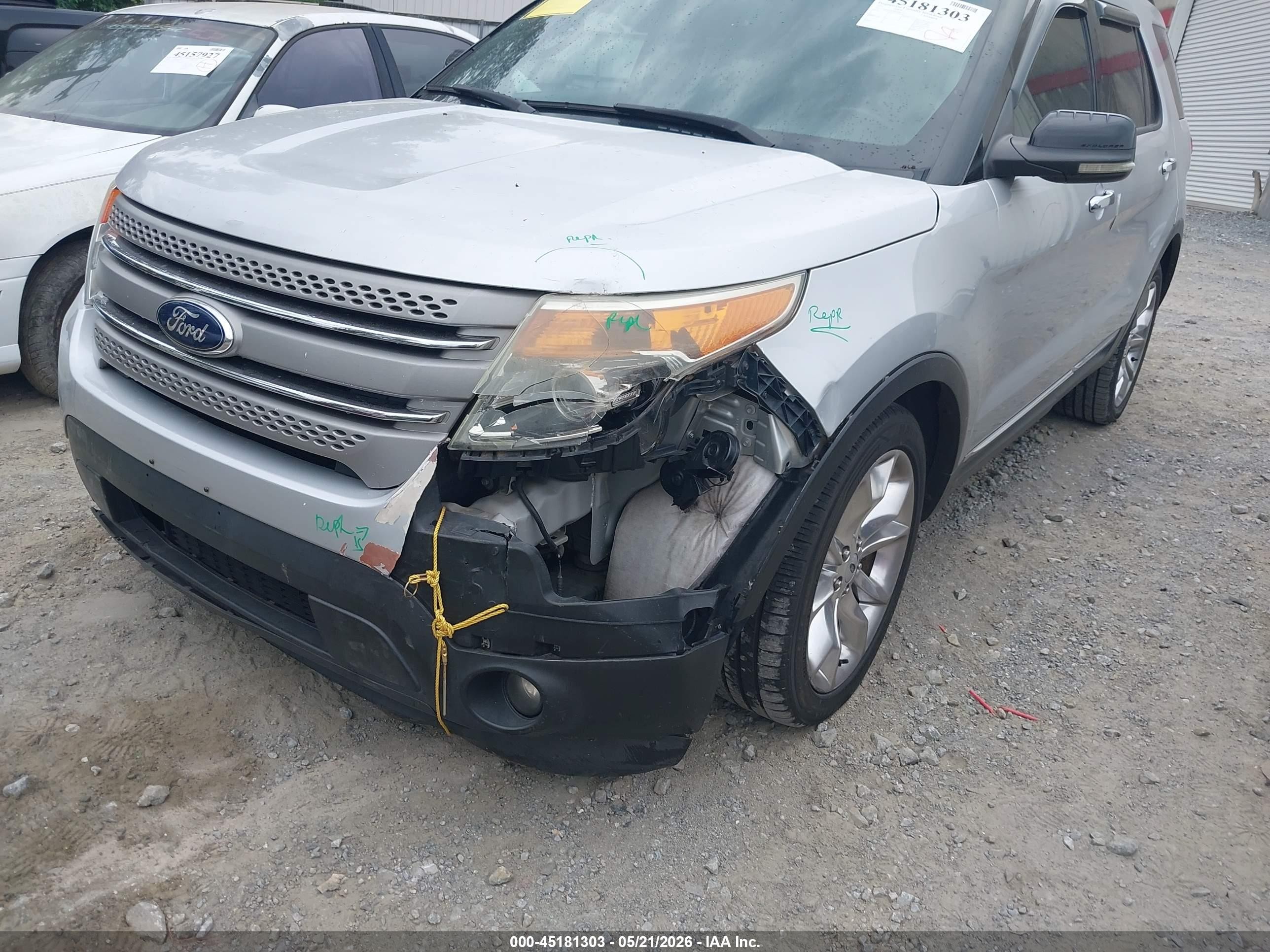 2012 Ford Explorer Xlt White vin: 1FMHK7D82CGA98722