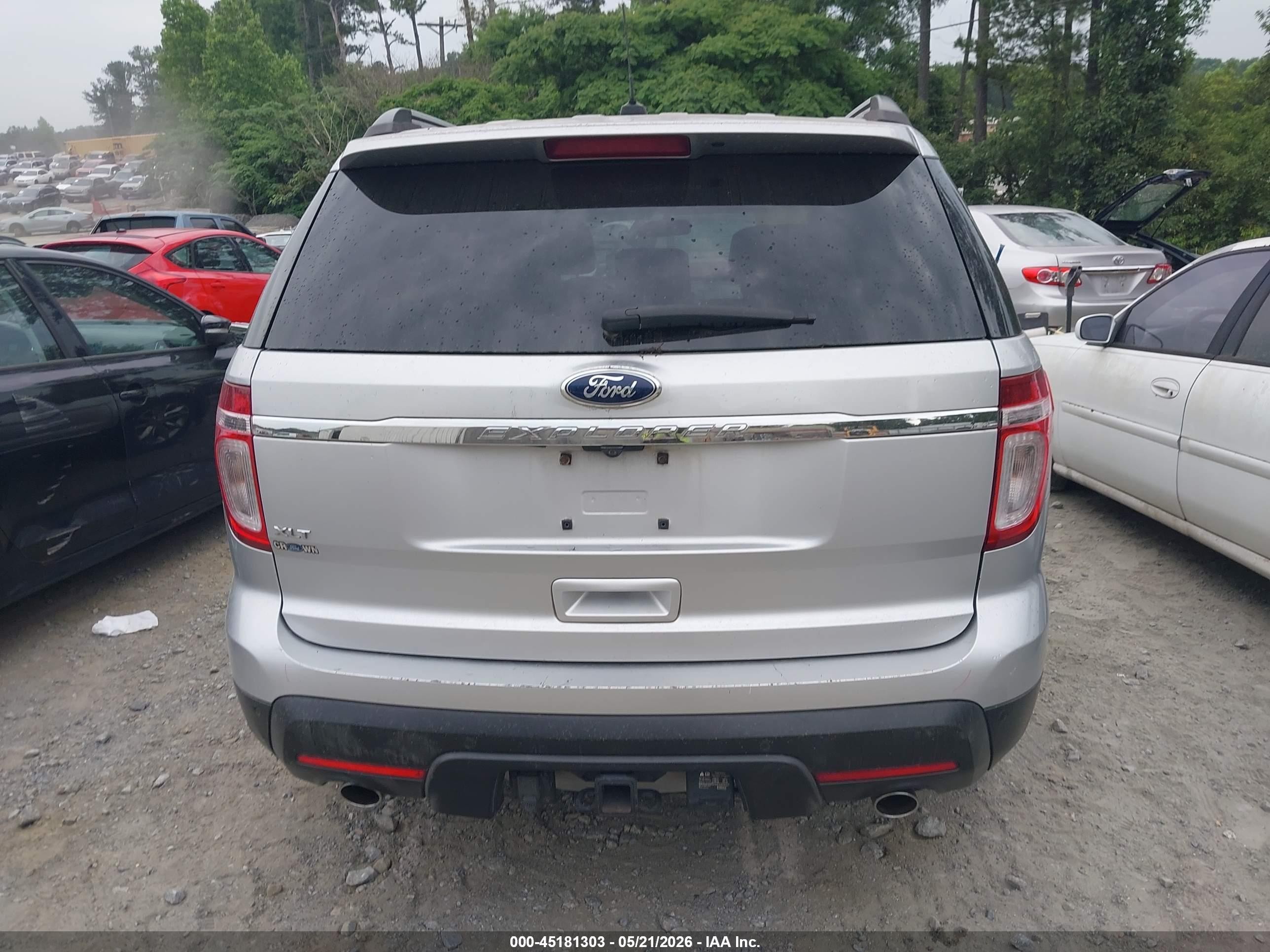 2012 Ford Explorer Xlt White vin: 1FMHK7D82CGA98722