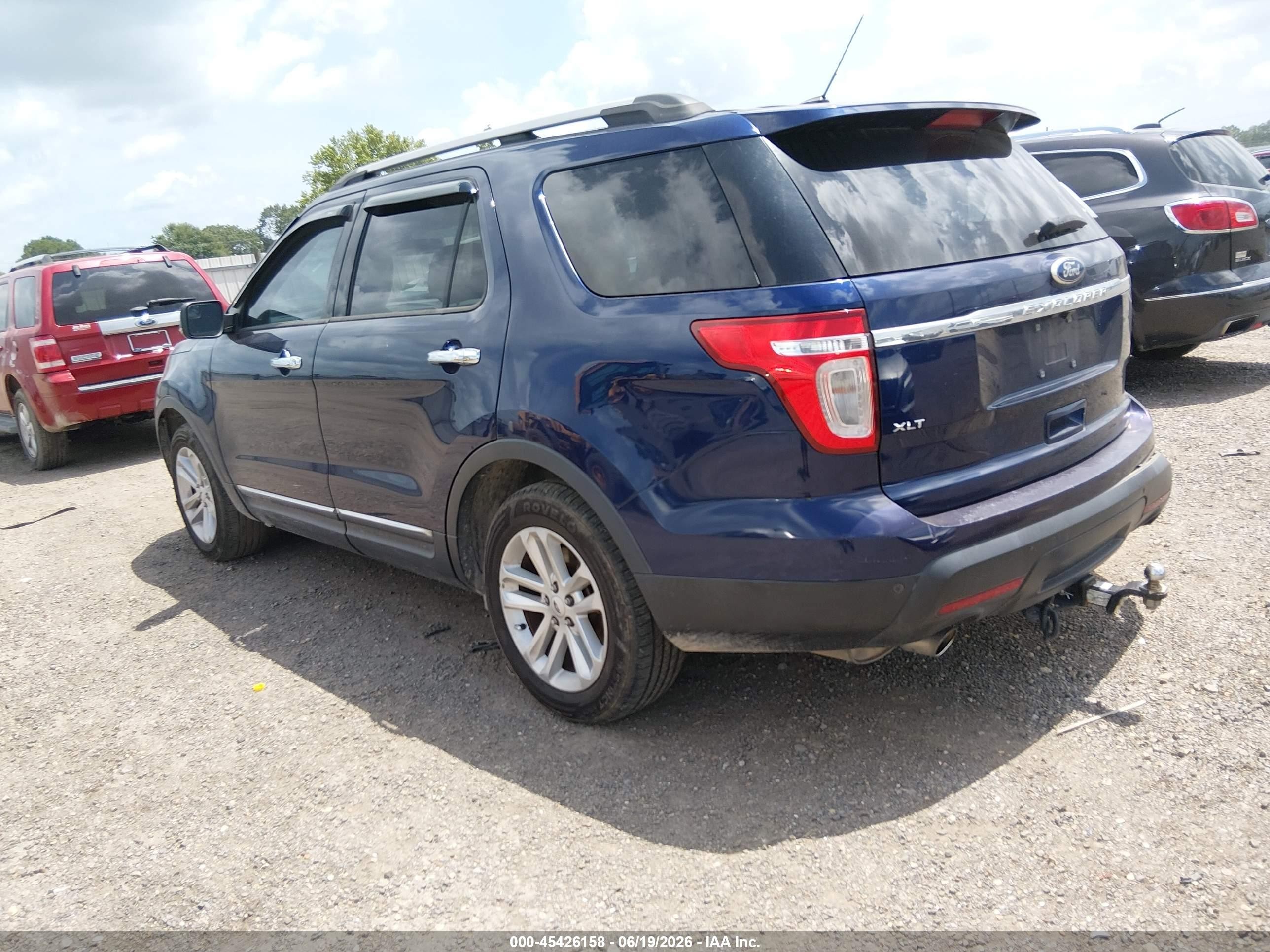 2011 Ford Explorer Xlt Blue vin: 1FMHK7D83BGA28421