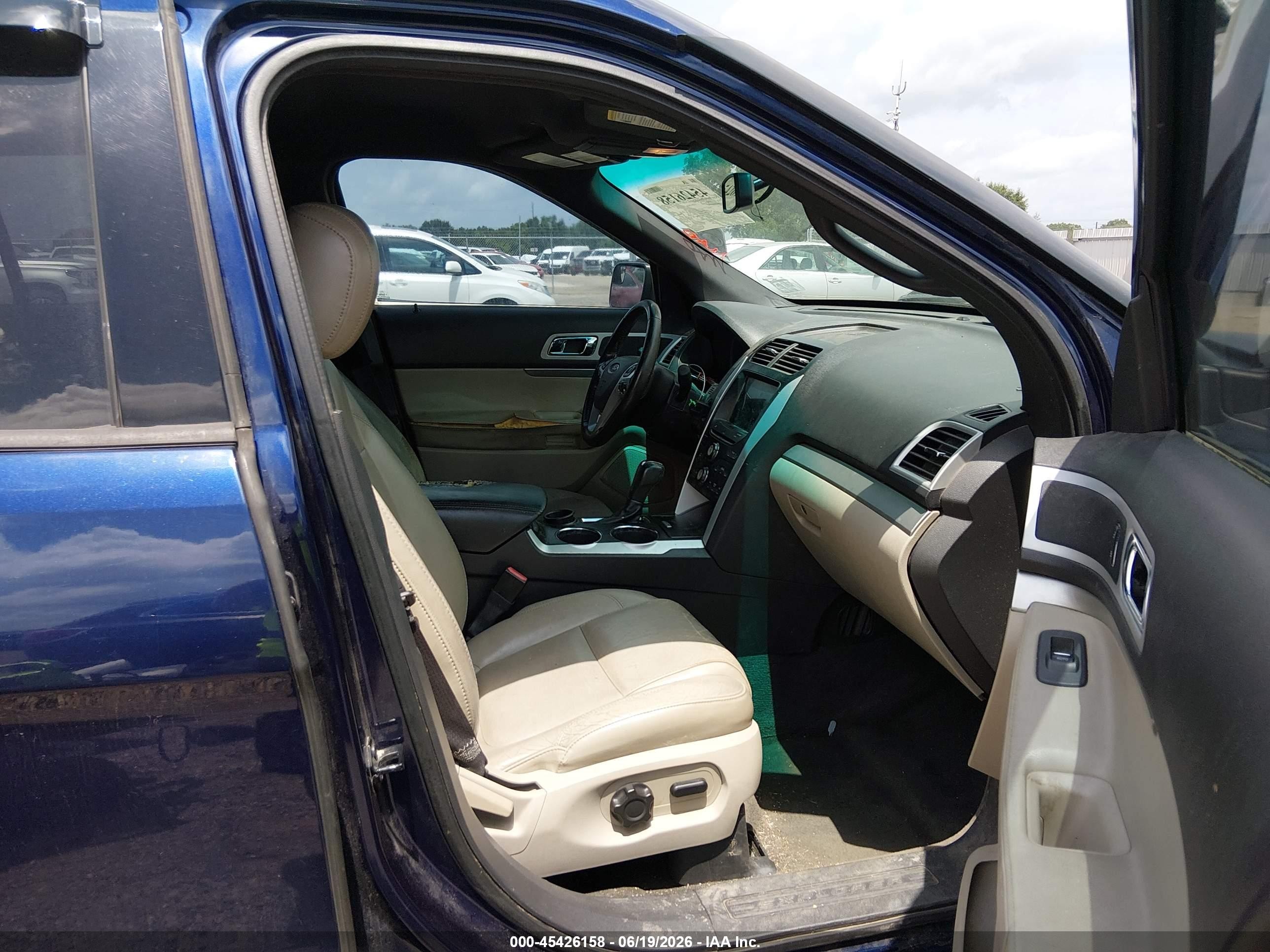2011 Ford Explorer Xlt Blue vin: 1FMHK7D83BGA28421