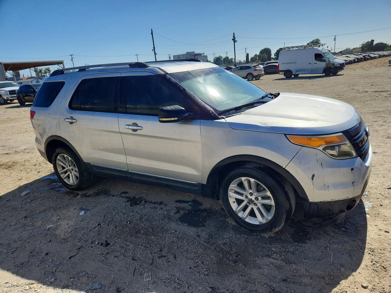 2011 Ford Explorer Xlt Silver vin: 1FMHK7D83BGA94483